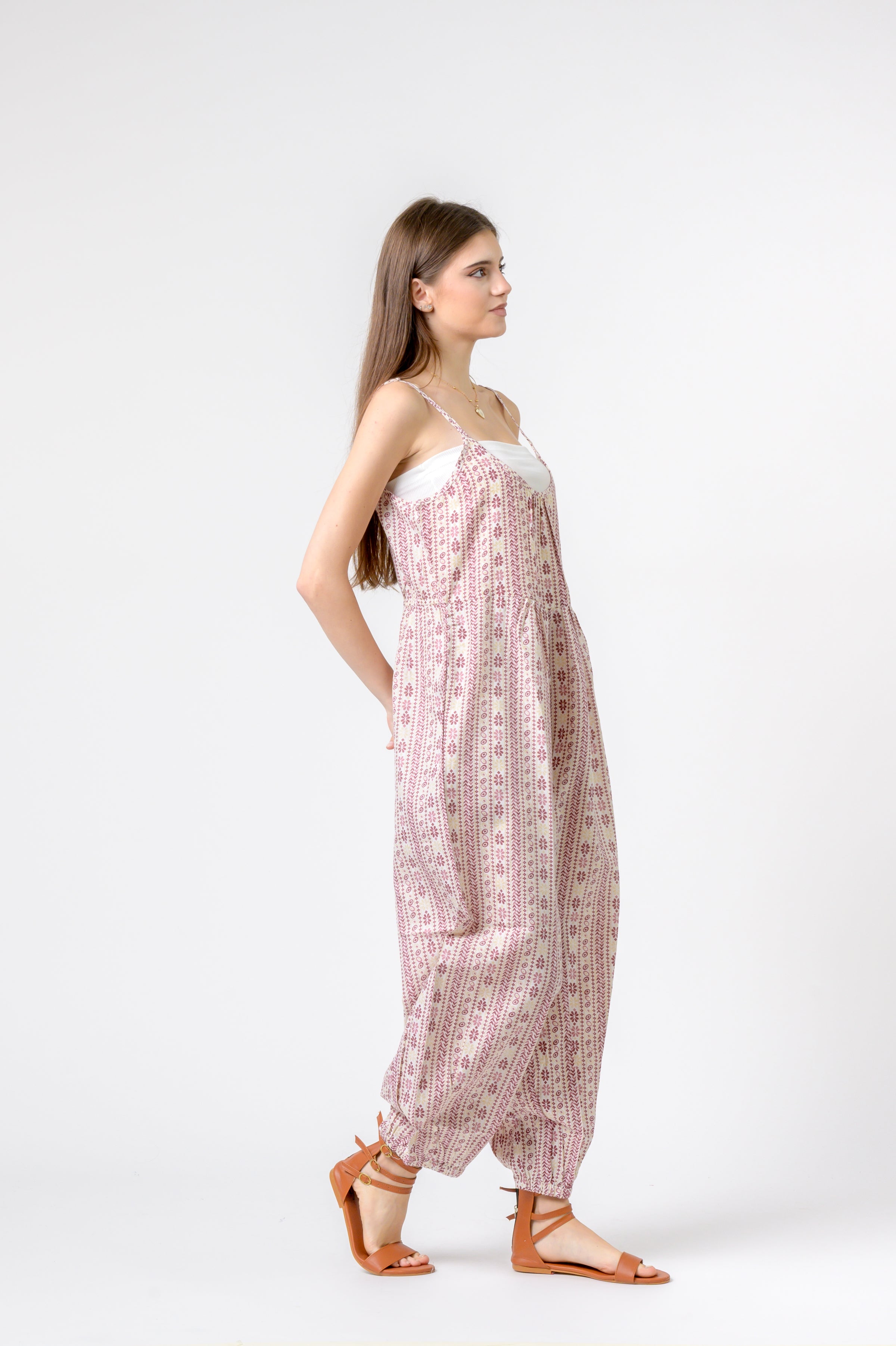 Eva Jumpsuit Flower Print