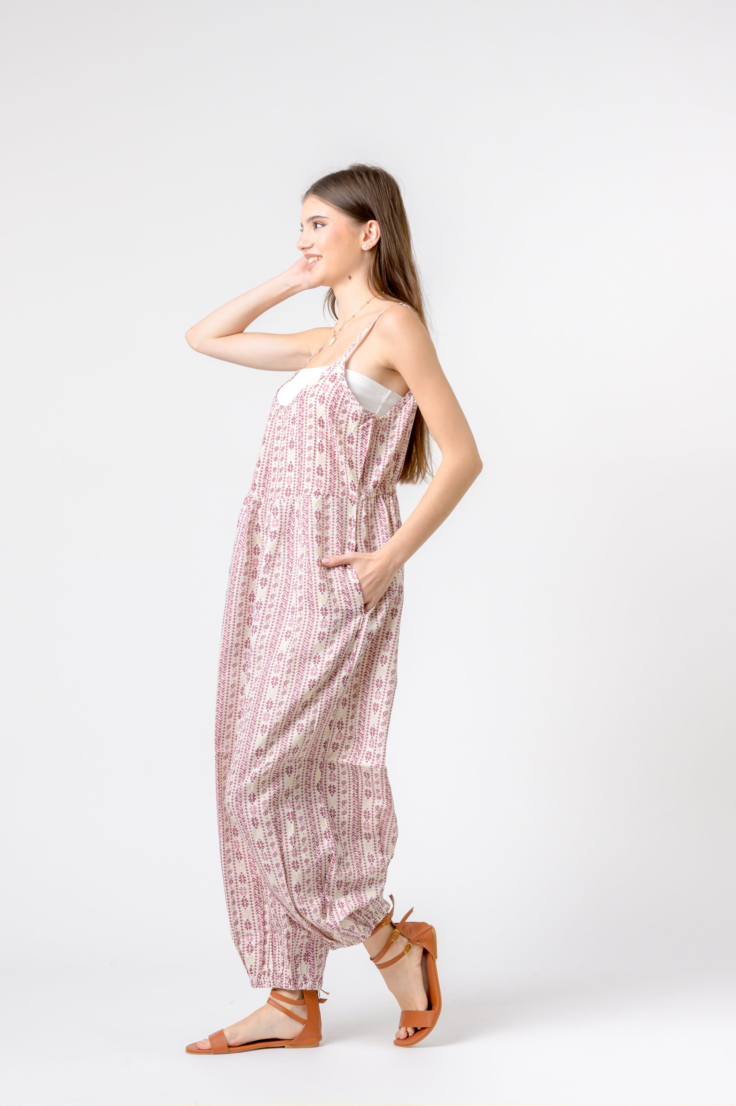 Eva Jumpsuit Flower Print