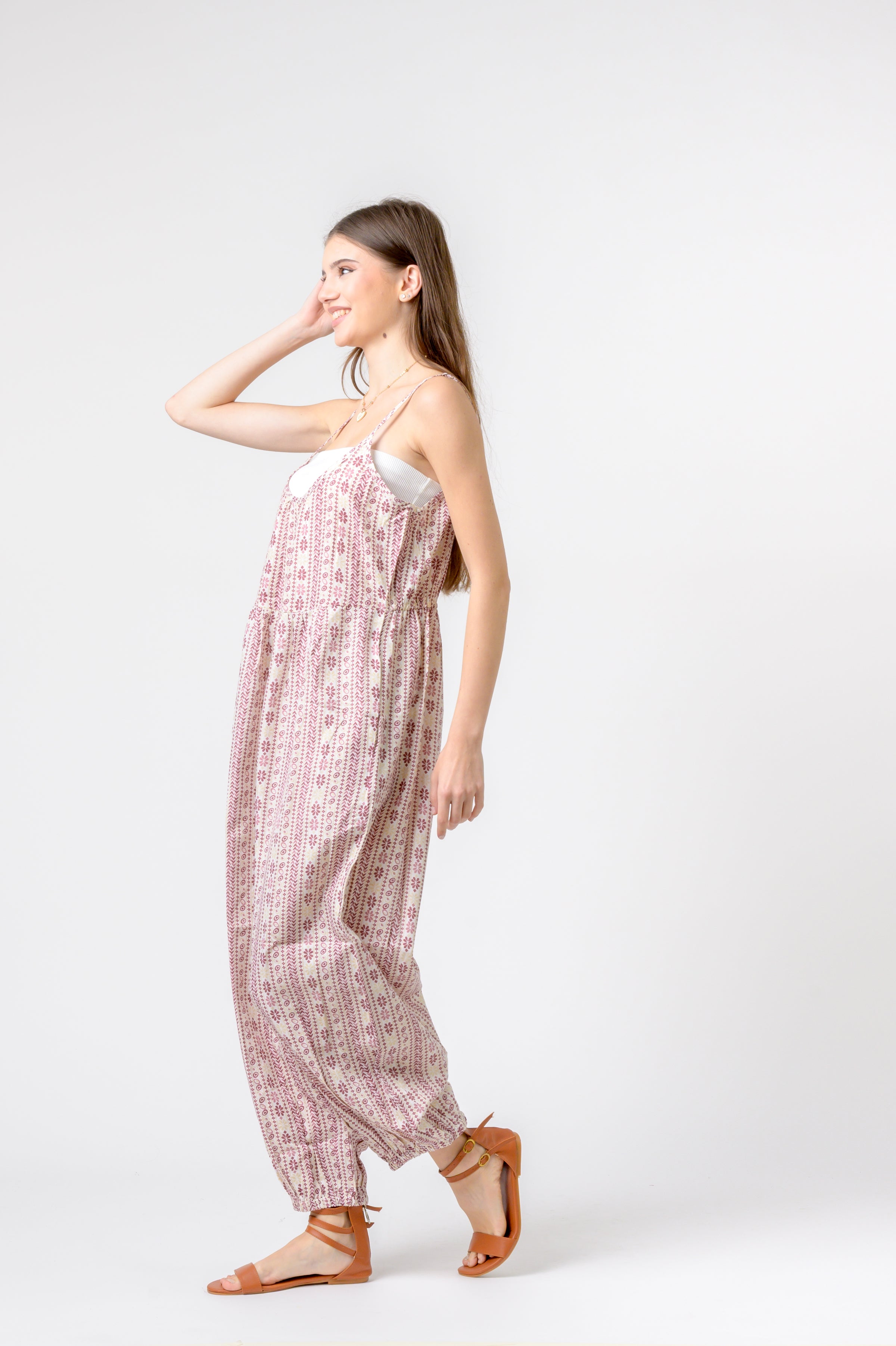 Eva Jumpsuit Flower Print