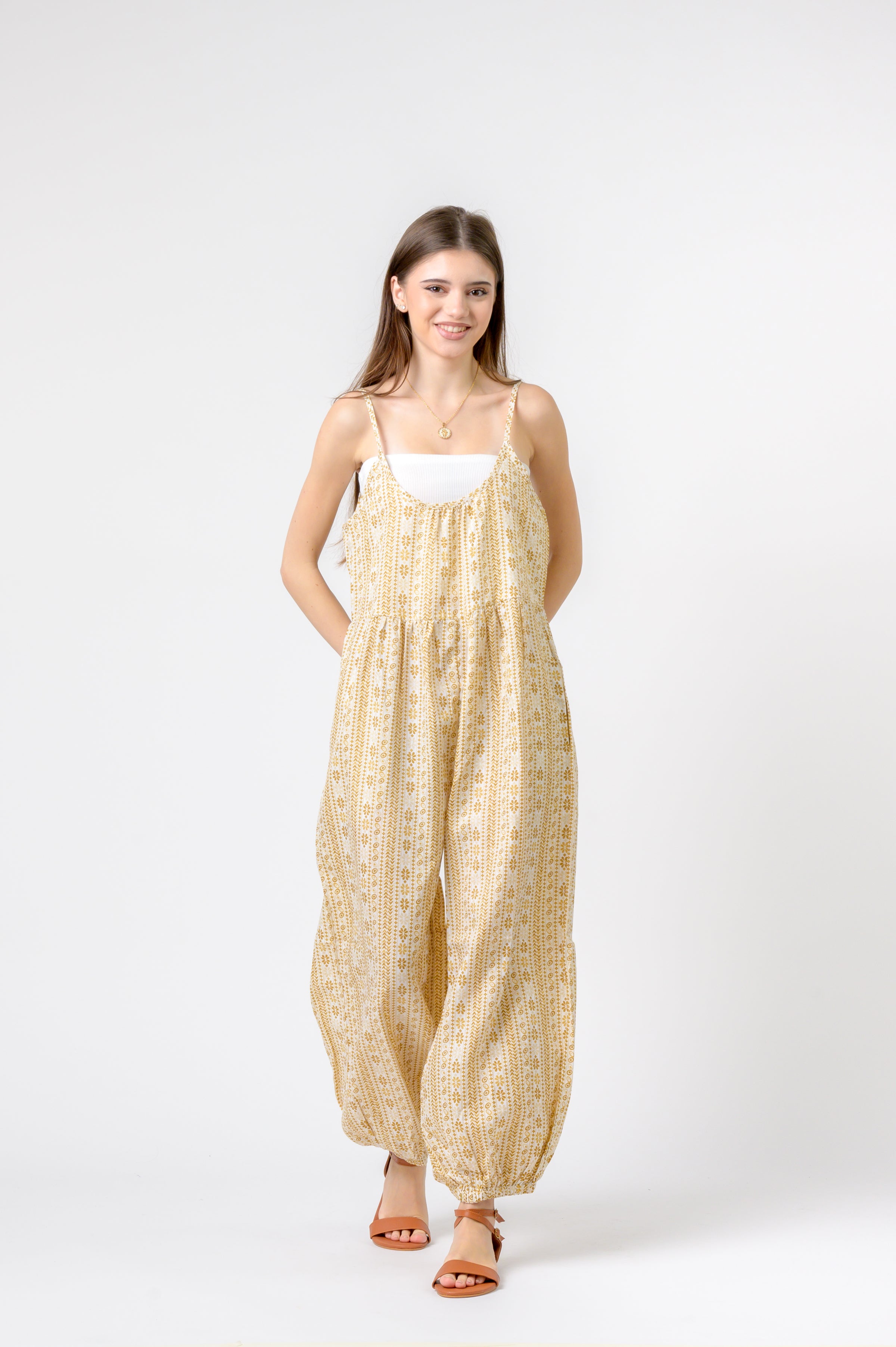 Eva Jumpsuit Flower Print