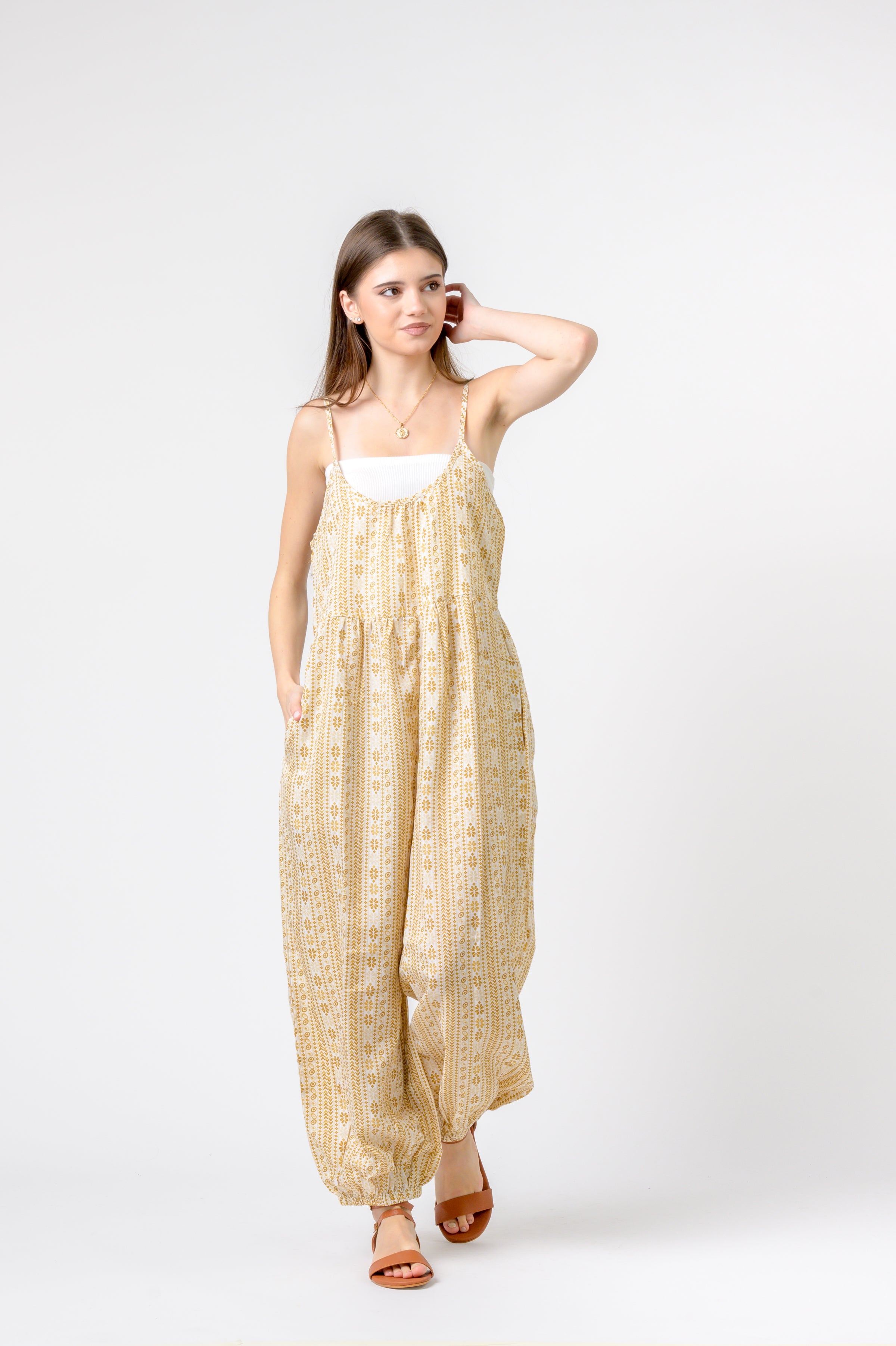 Eva Jumpsuit Flower Print