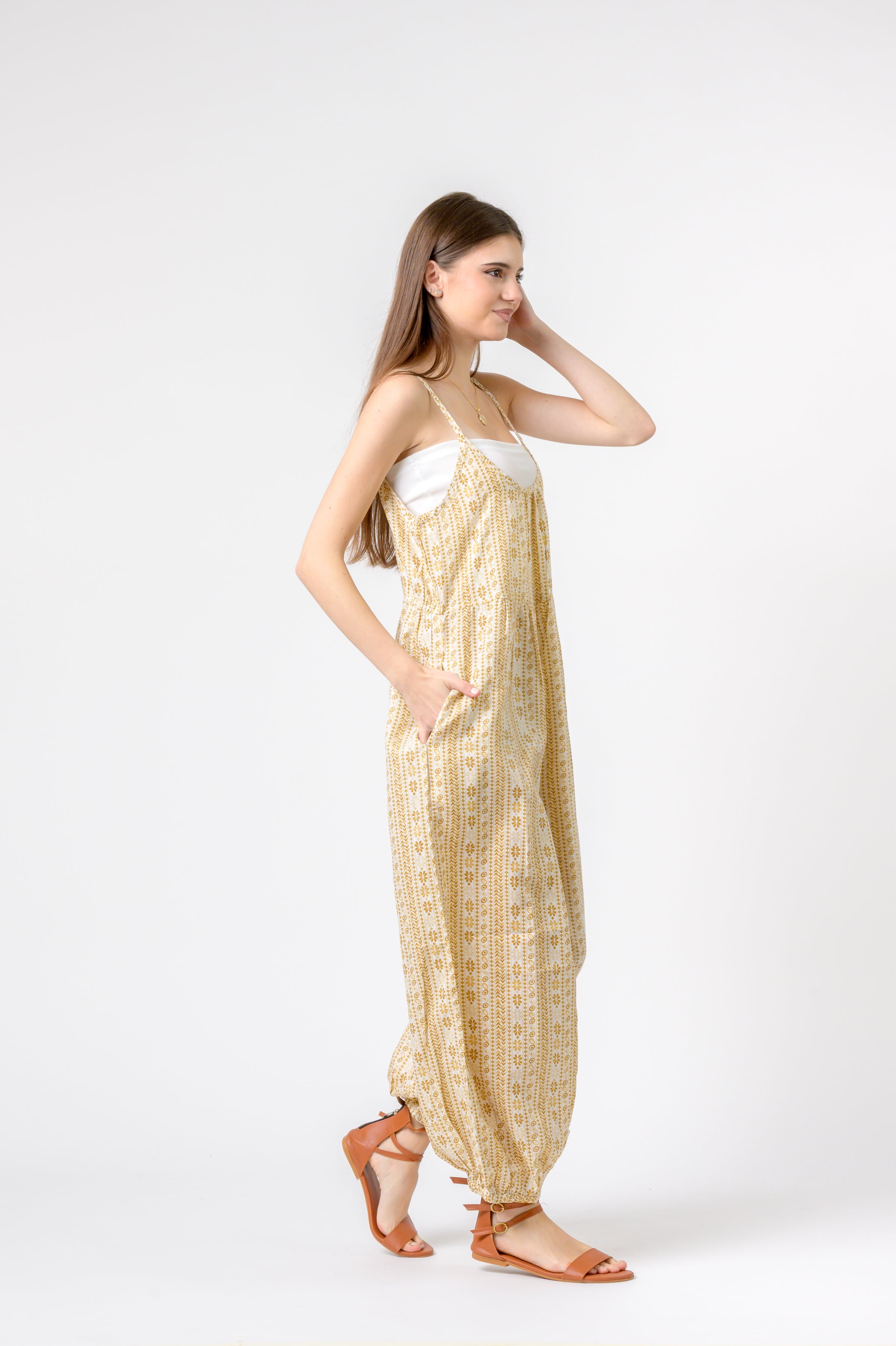 Eva Jumpsuit Flower Print