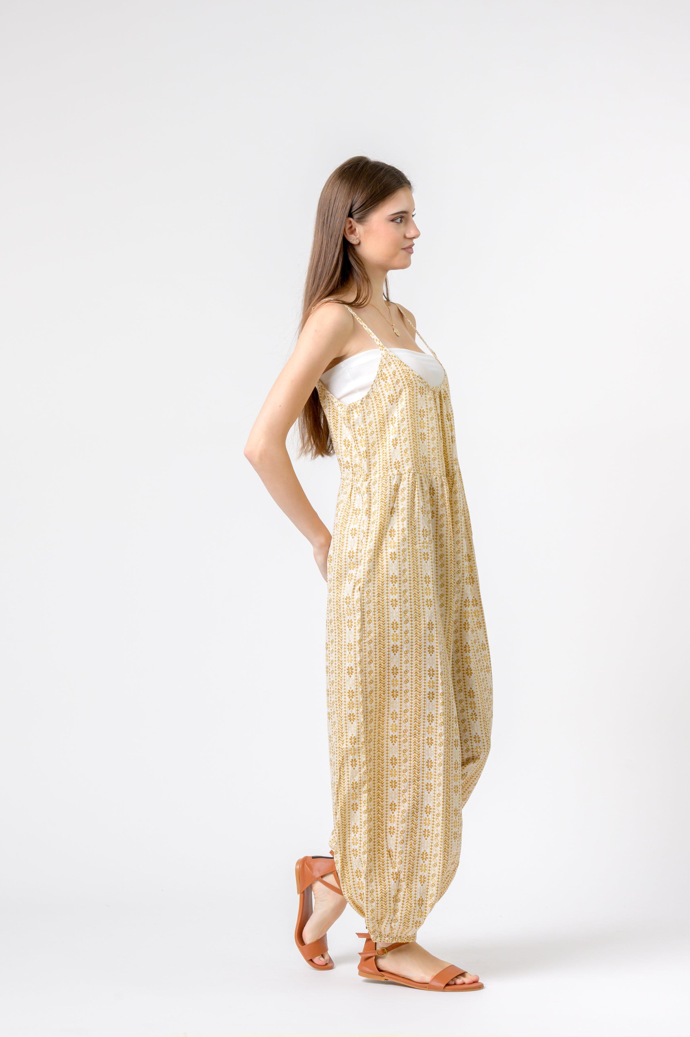 Eva Jumpsuit Flower Print