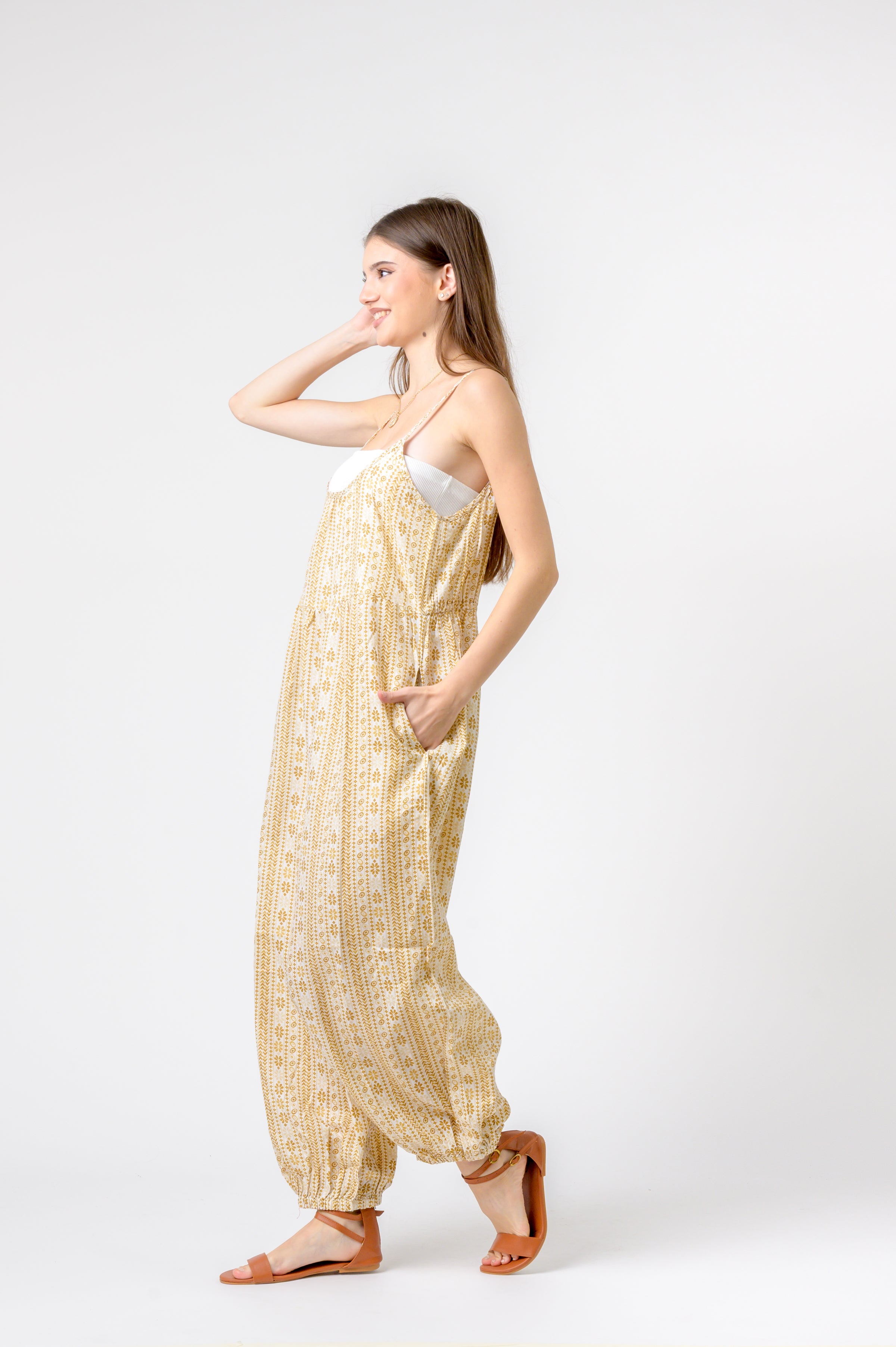 Eva Jumpsuit Flower Print