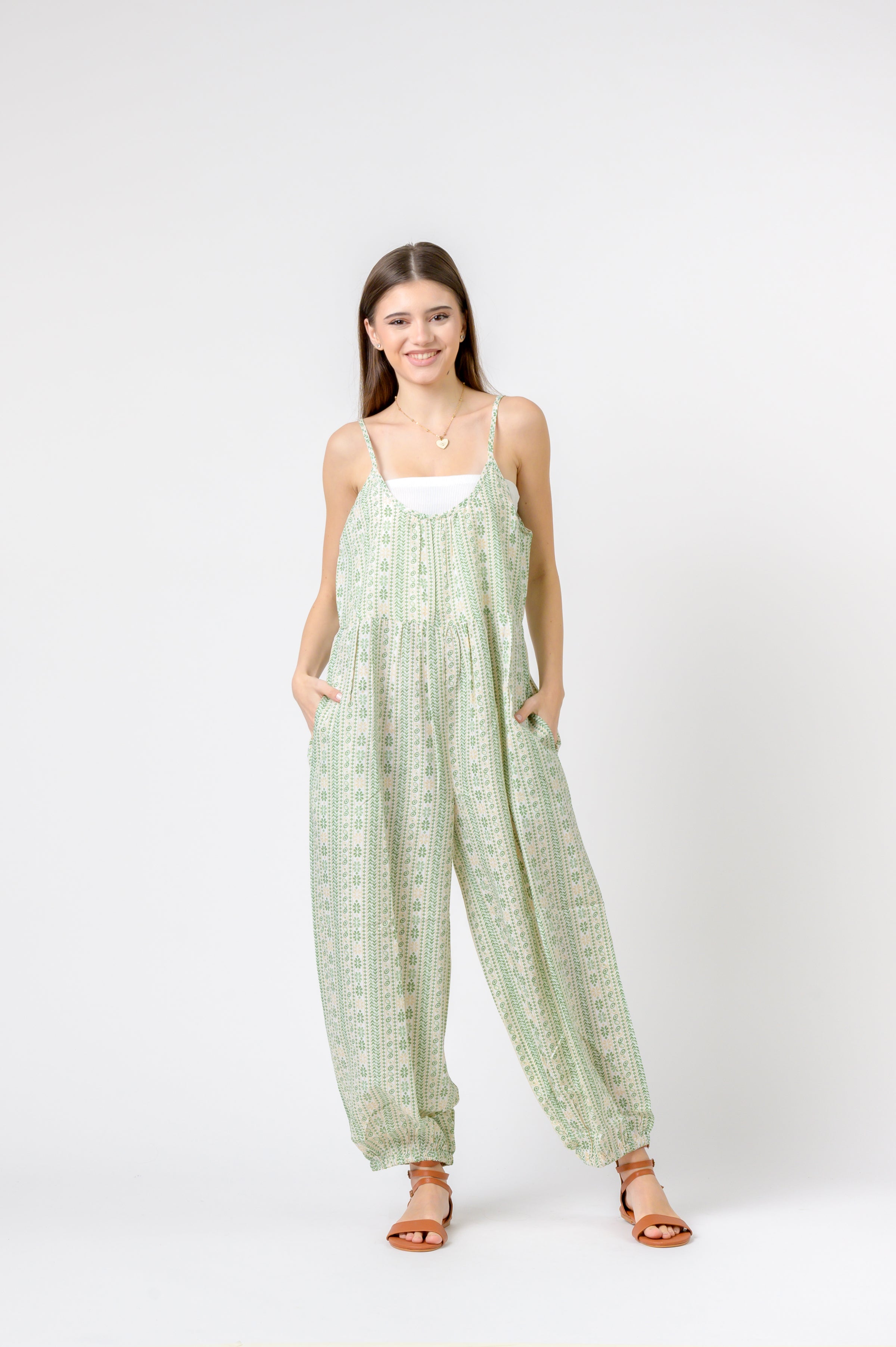 Eva Jumpsuit Flower Print