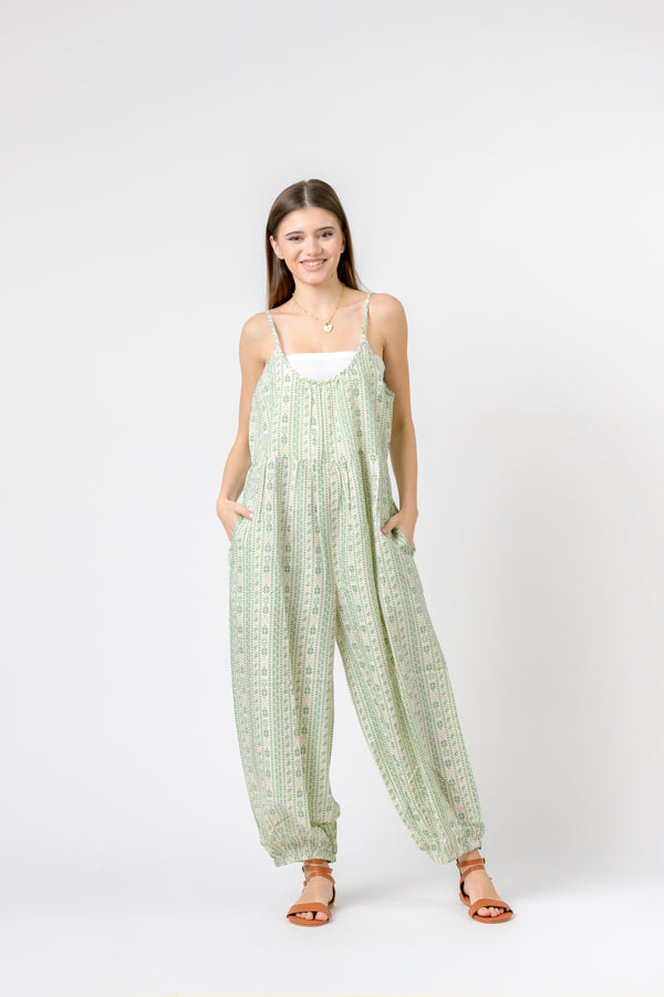 Eva Jumpsuit Flower Print