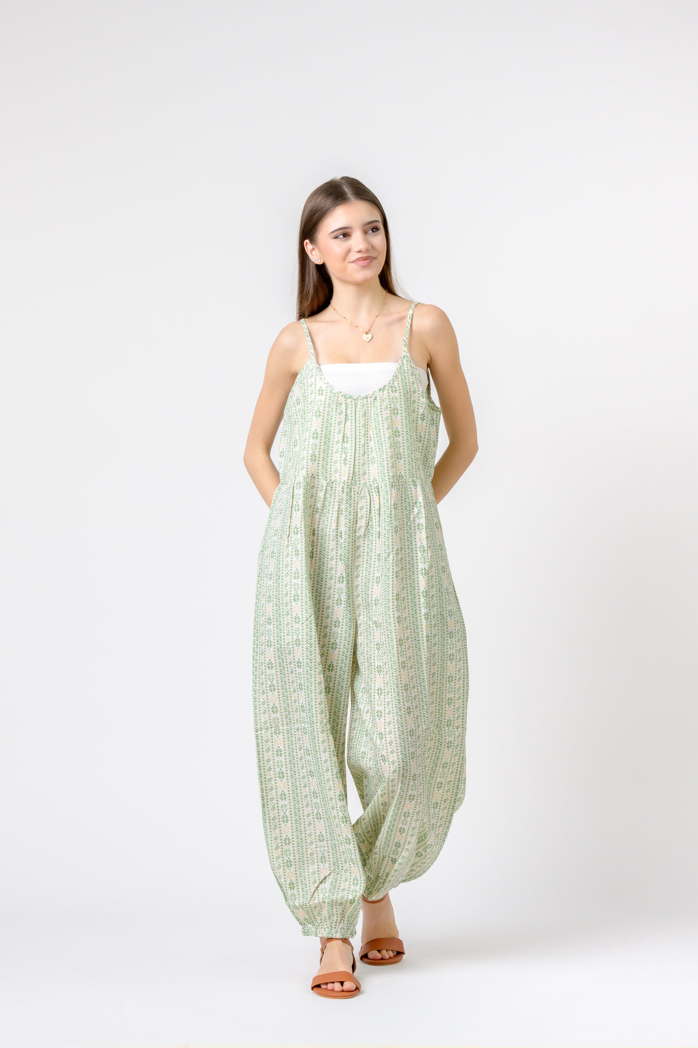 Eva Jumpsuit Flower Print