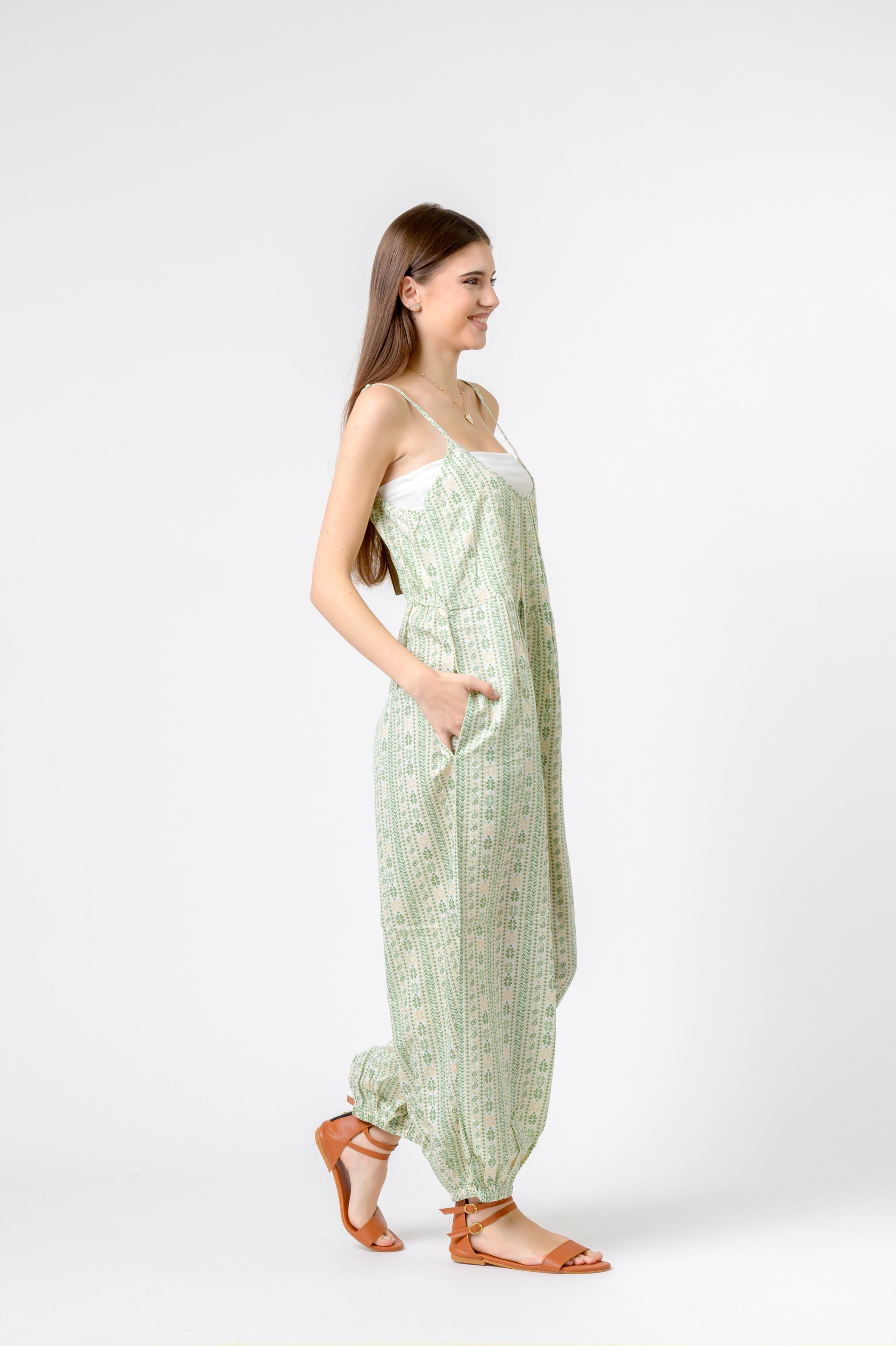 Eva Jumpsuit Flower Print