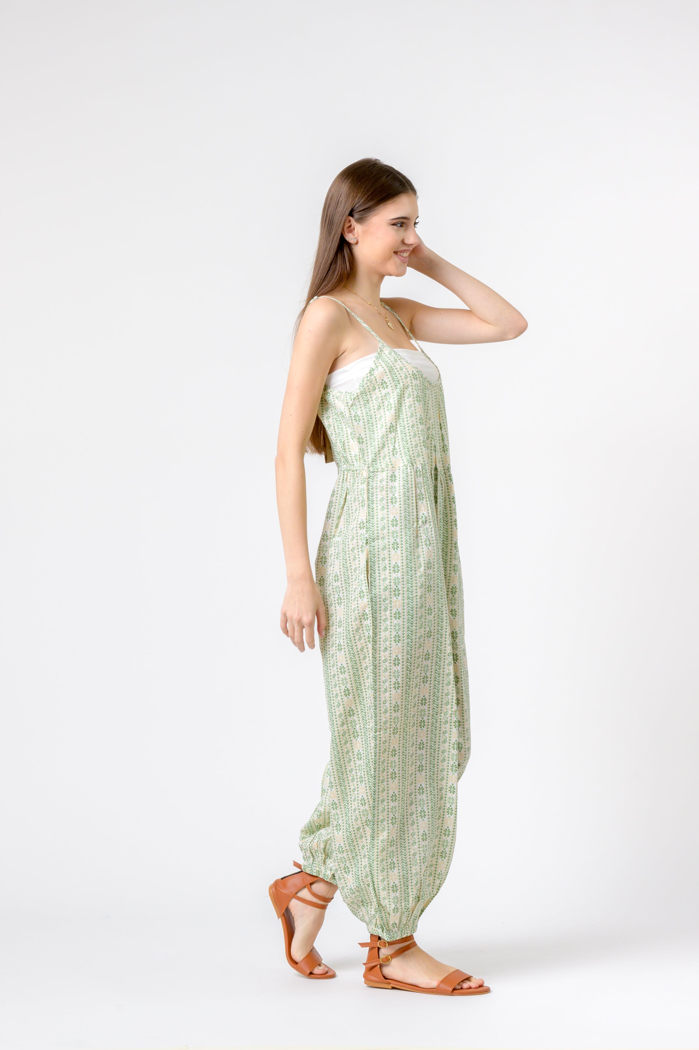 Eva Jumpsuit Flower Print