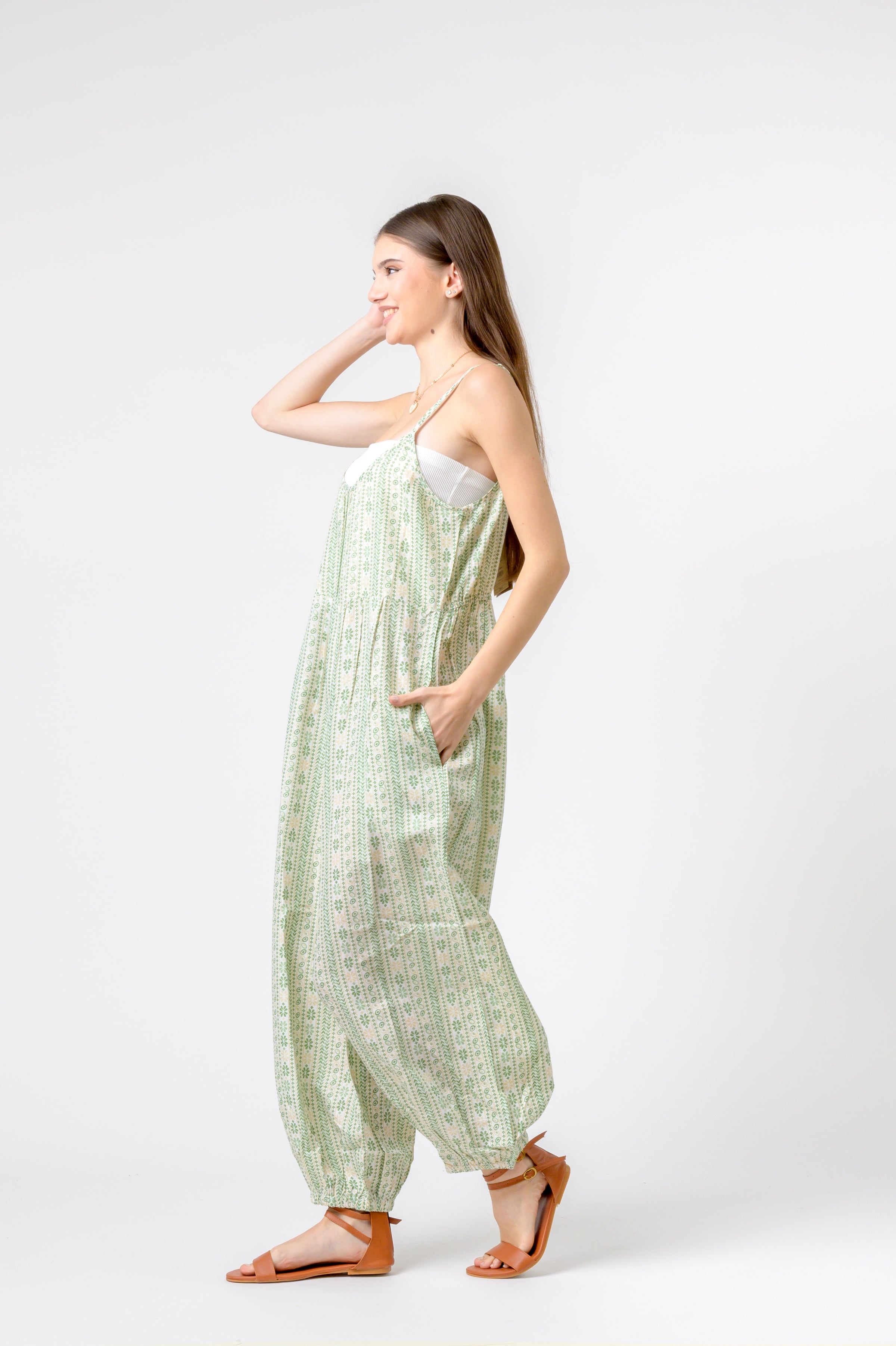 Eva Jumpsuit Flower Print