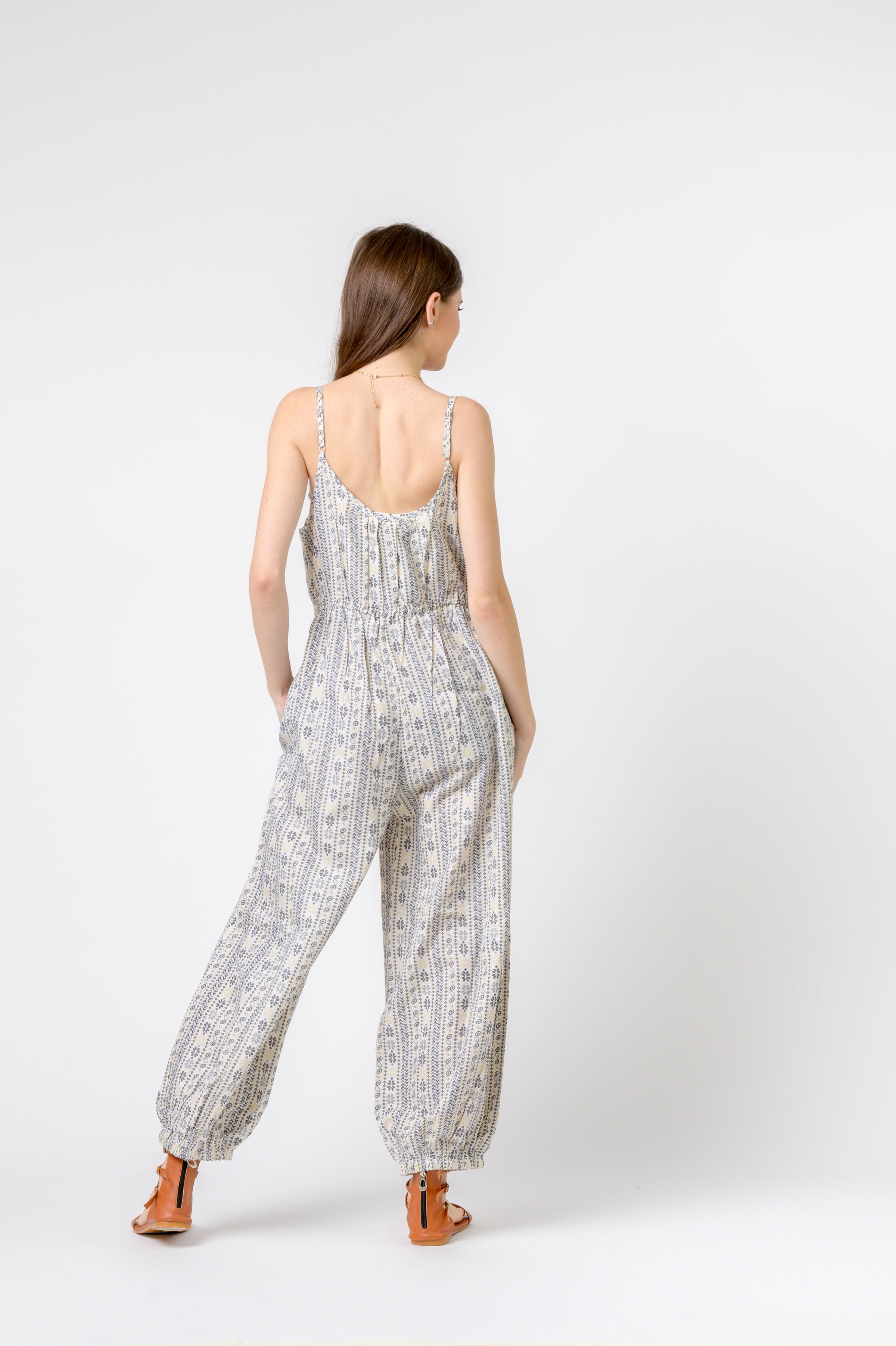 Eva Jumpsuit Flower Print