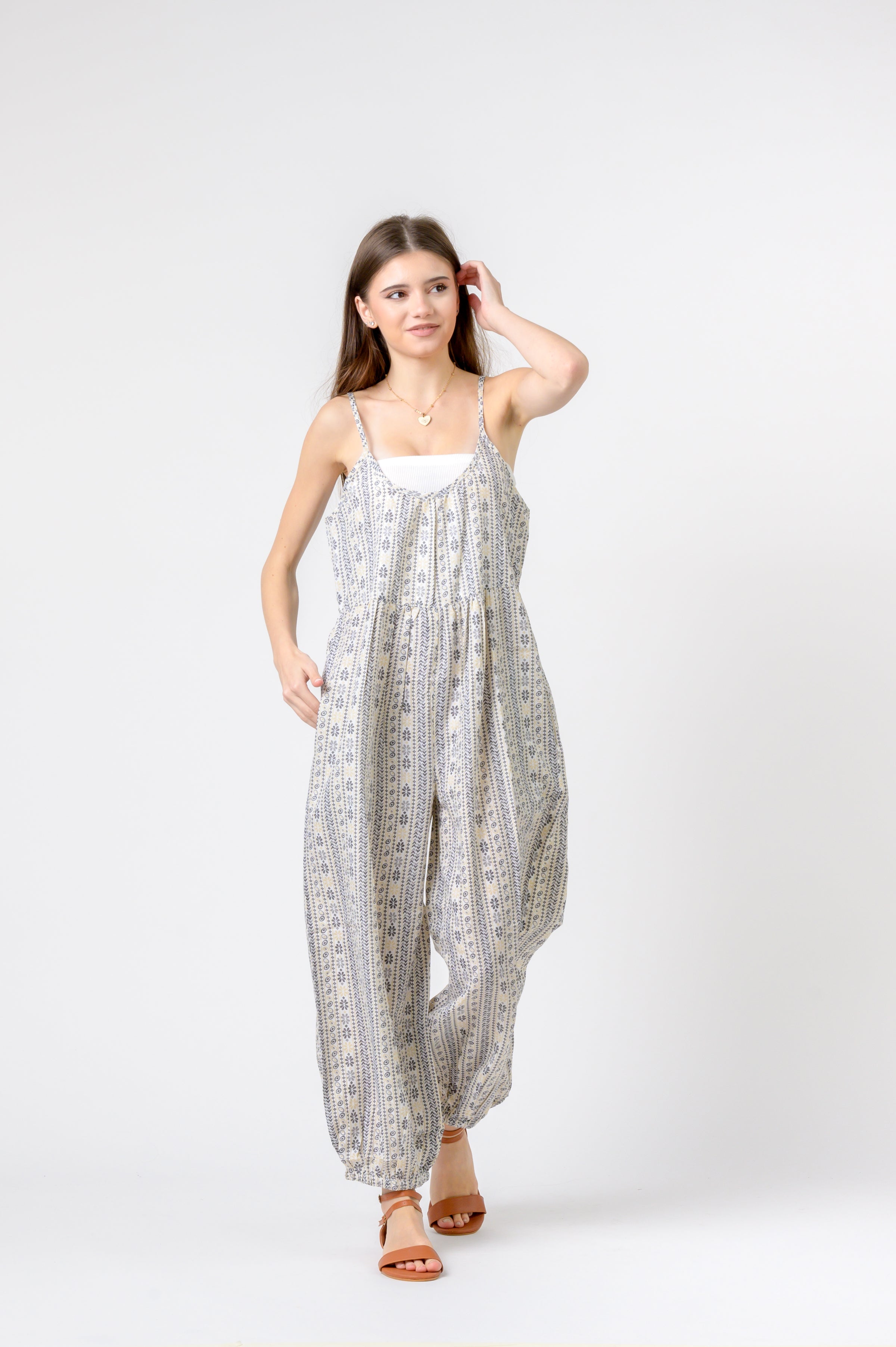 Eva Jumpsuit Flower Print