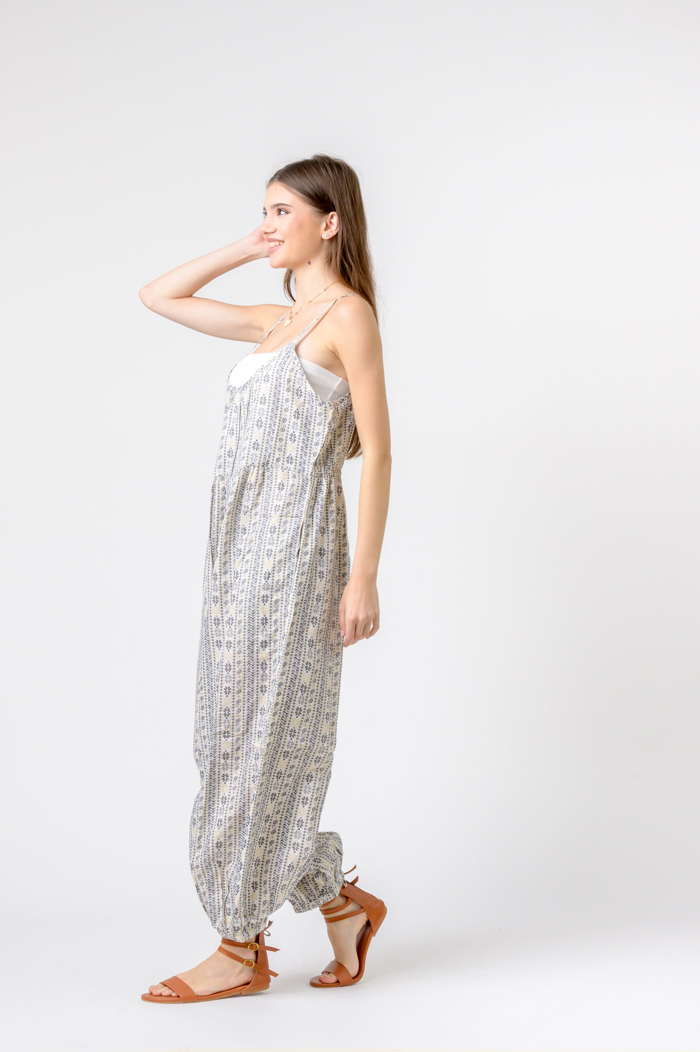 Eva Jumpsuit Flower Print