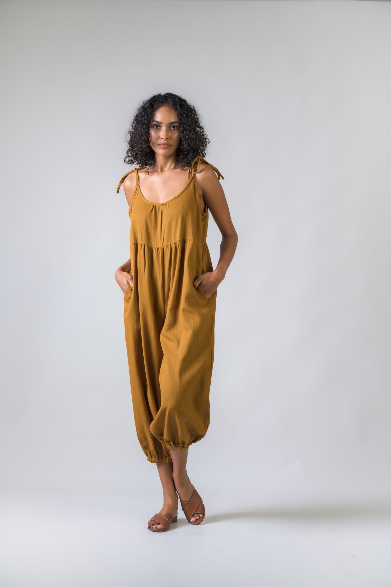 Eva Jumpsuit - Rust