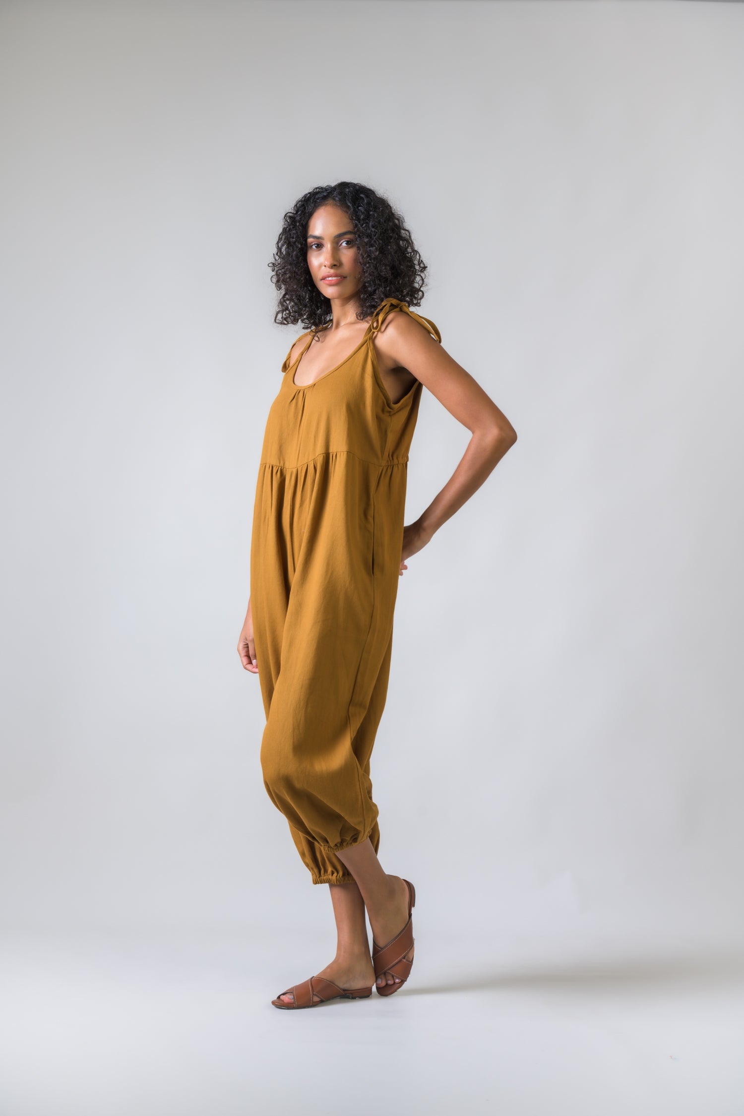 Eva Jumpsuit - Rust