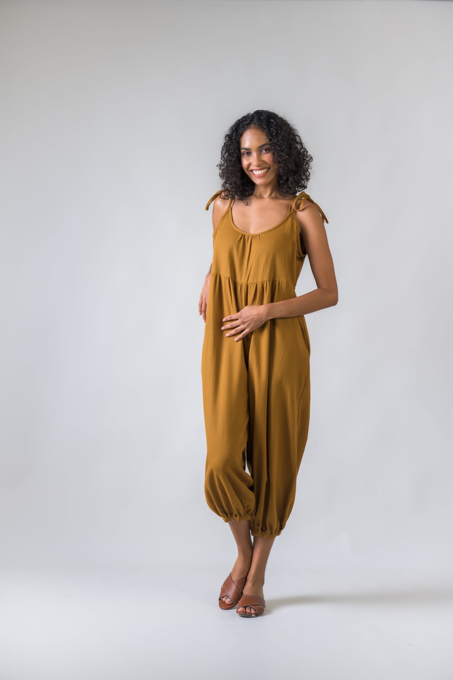 Eva Jumpsuit - Rust