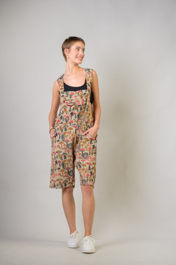 Mushroom Spots Short Jumper - Beige