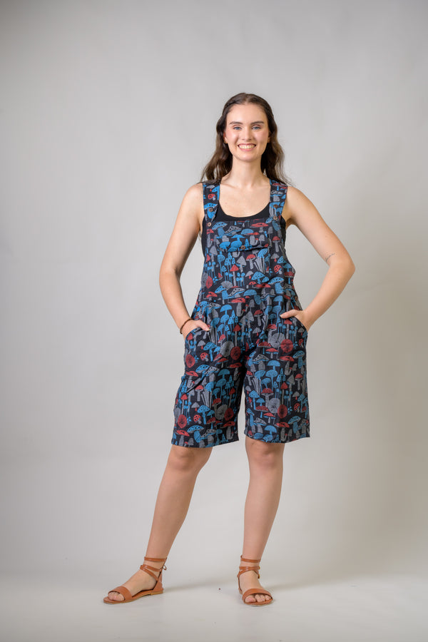 Mushroom Spots Short Jumper - Black