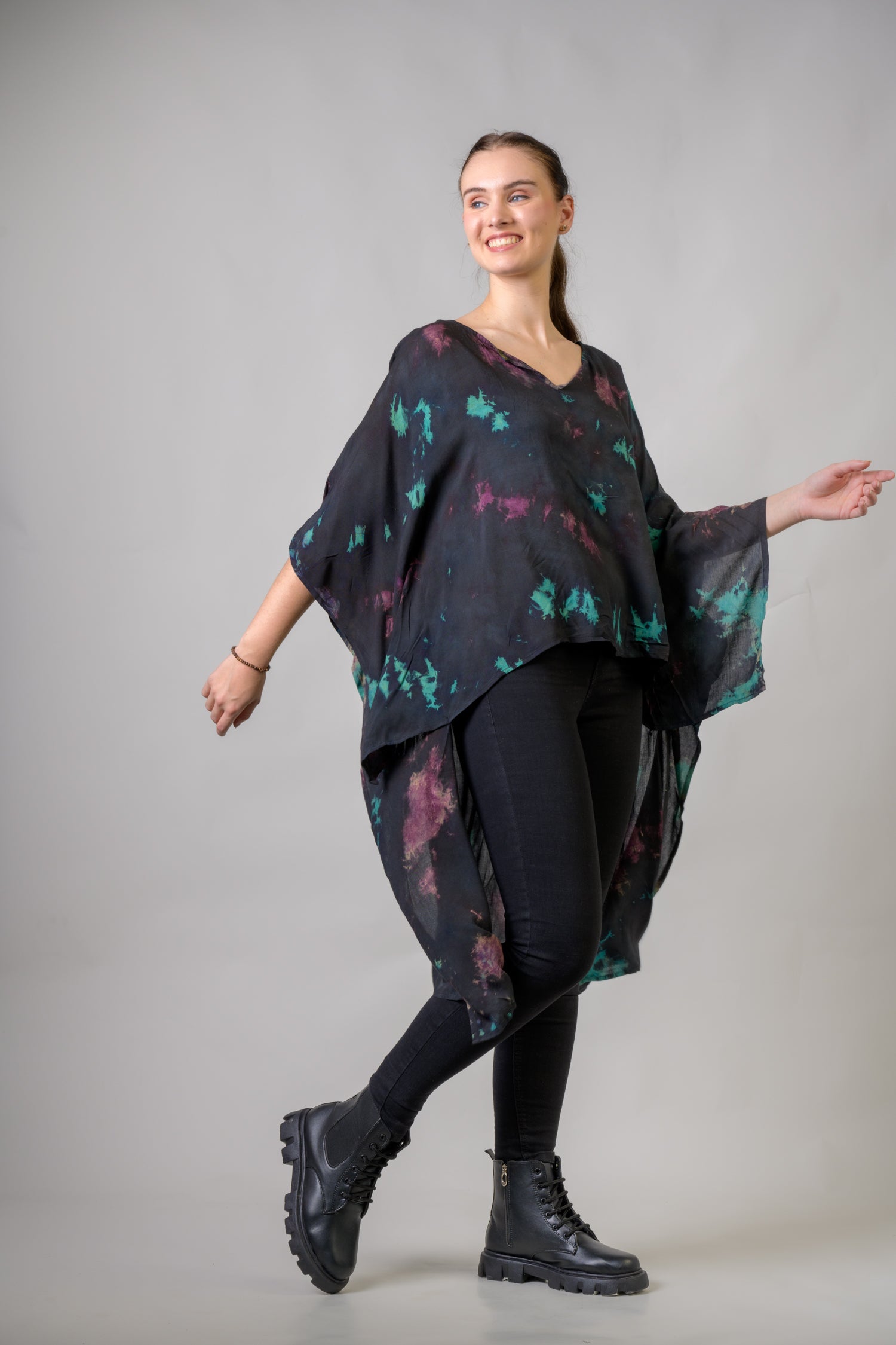 Rhea Jumble Pattern Kaftan Assorted / One Size