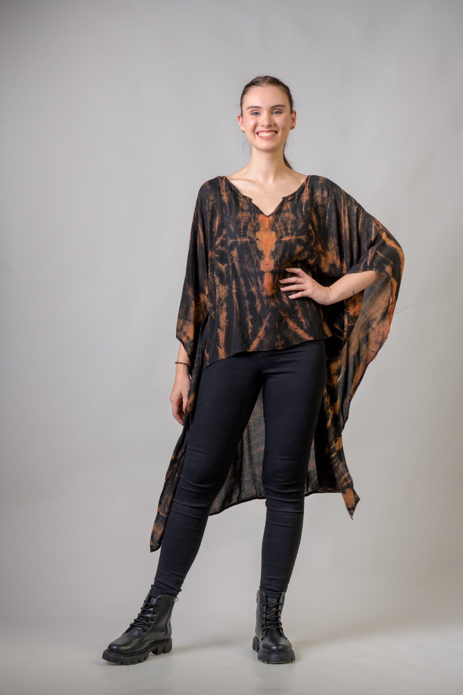 Rhea Jumble Pattern Kaftan Assorted / One Size