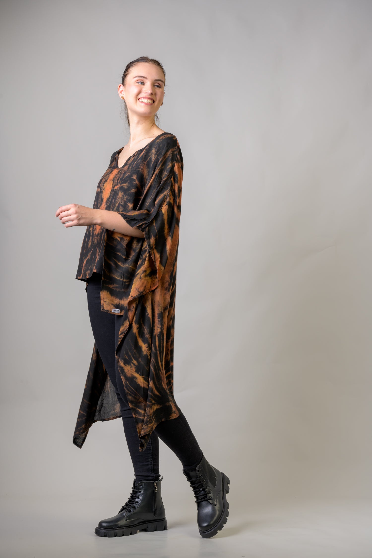 Rhea Jumble Pattern Kaftan Assorted / One Size