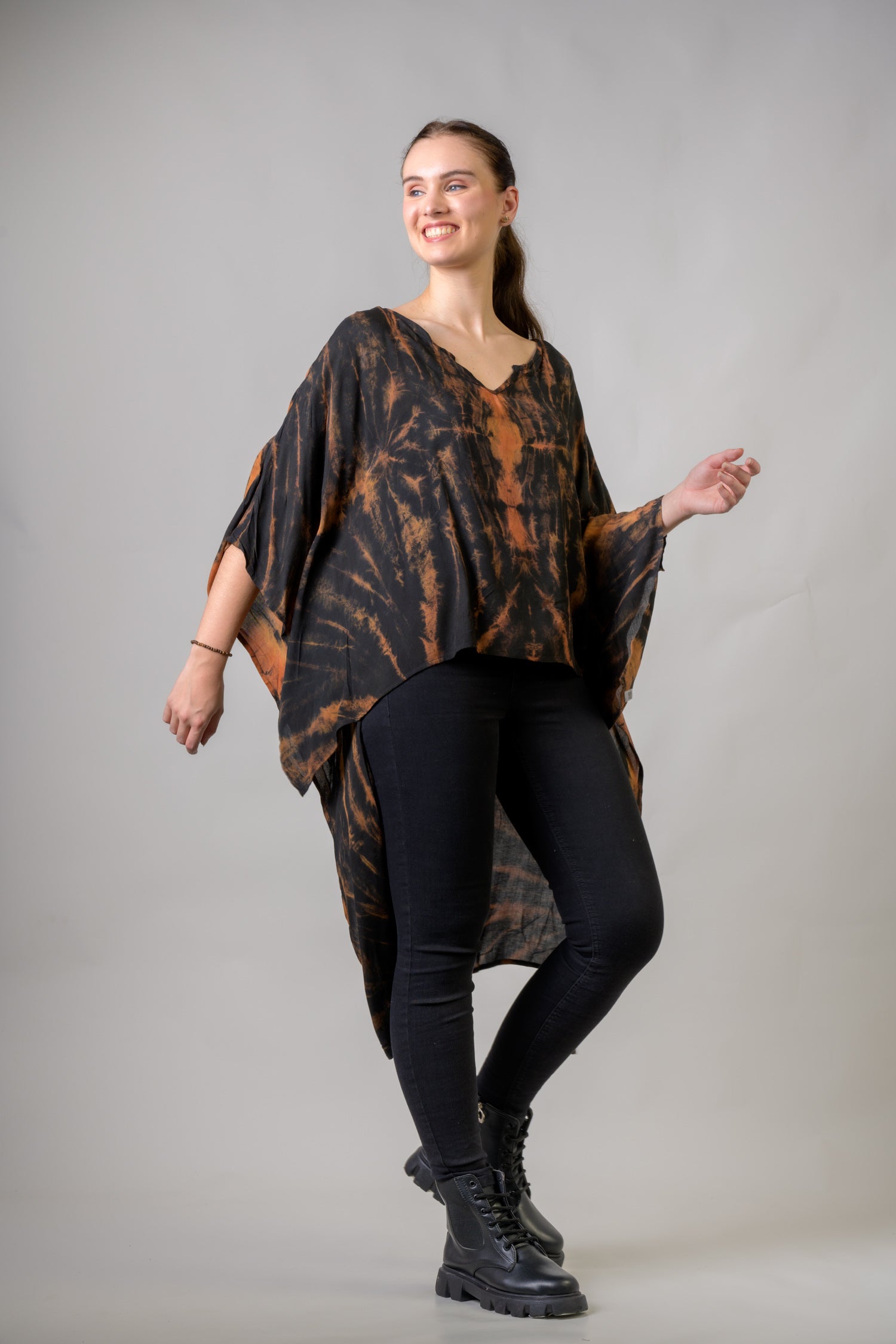 Rhea Jumble Pattern Kaftan Assorted / One Size