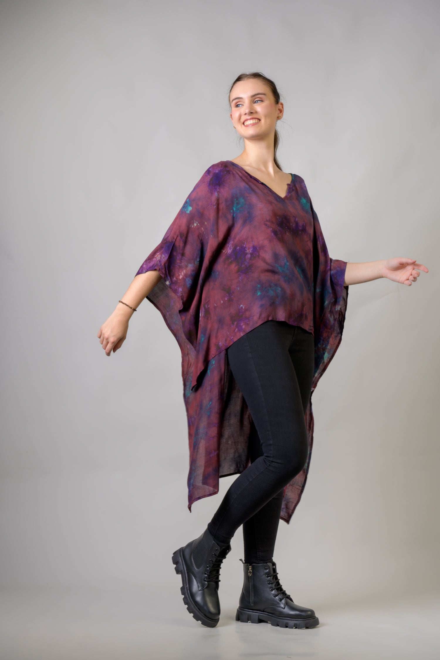 Rhea Jumble Pattern Kaftan Assorted / One Size