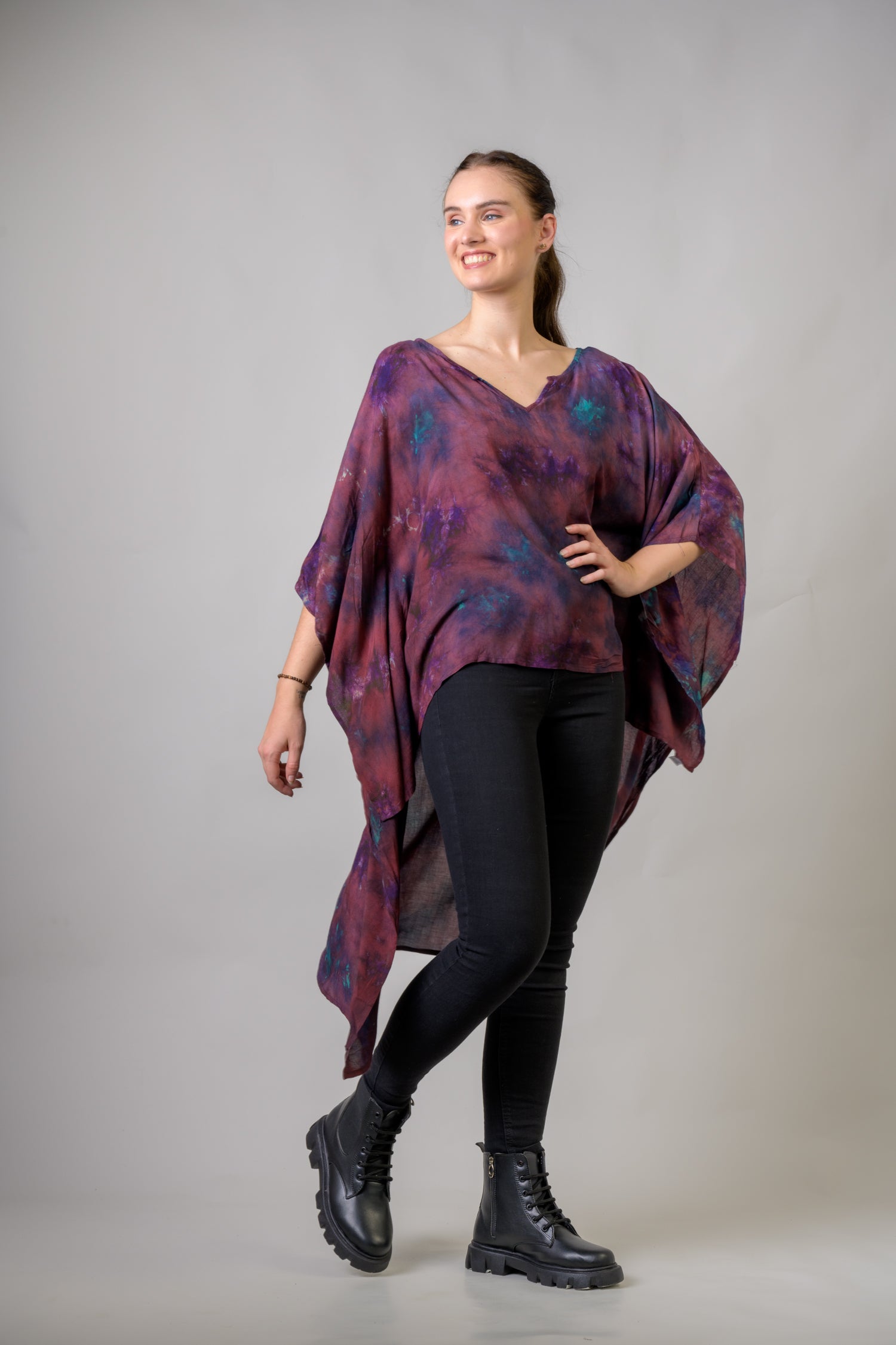 Rhea Jumble Pattern Kaftan Assorted / One Size