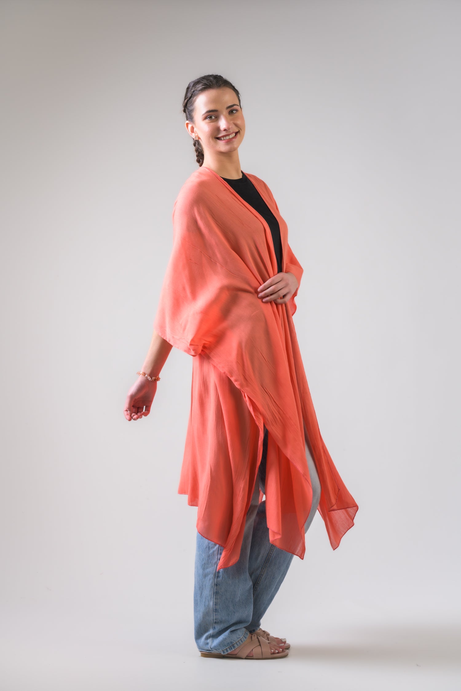Rhea Sheer Kimono