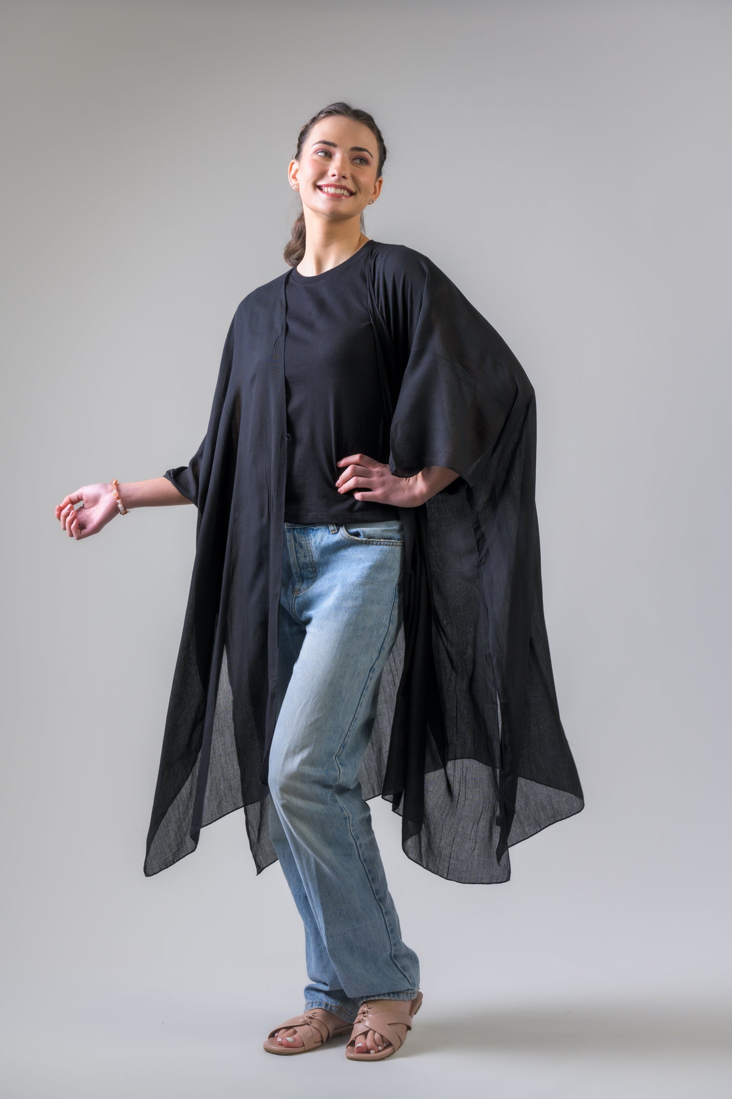 Rhea Sheer Kimono