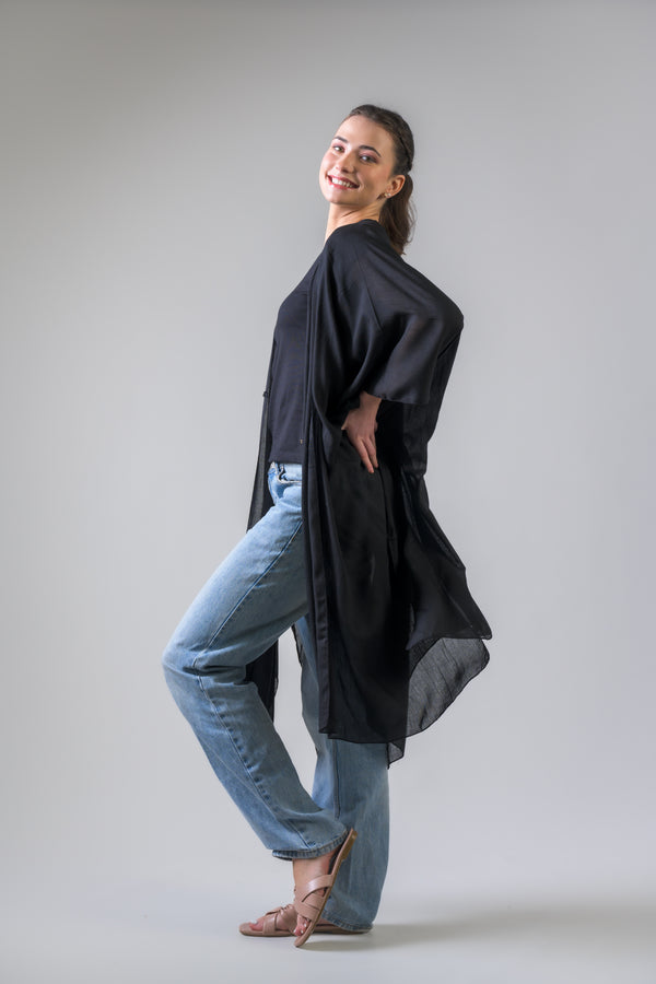 Rhea Sheer Kimono