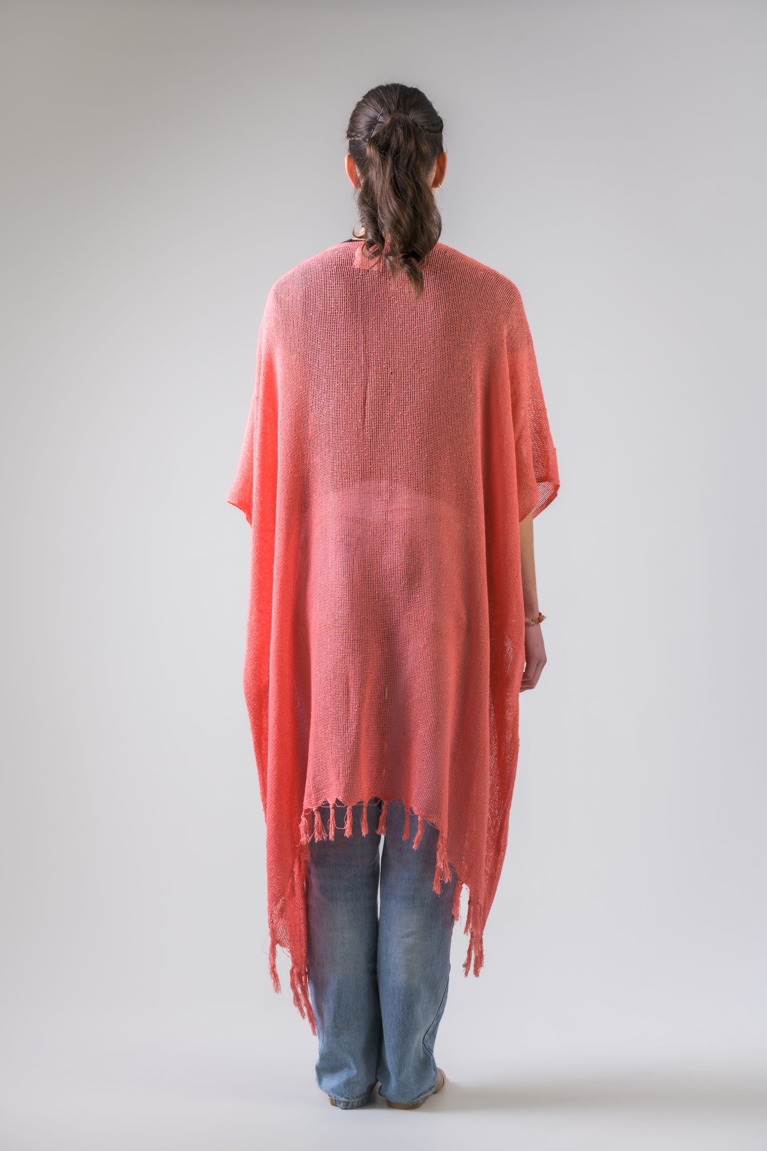Light Short Kimono - Pink