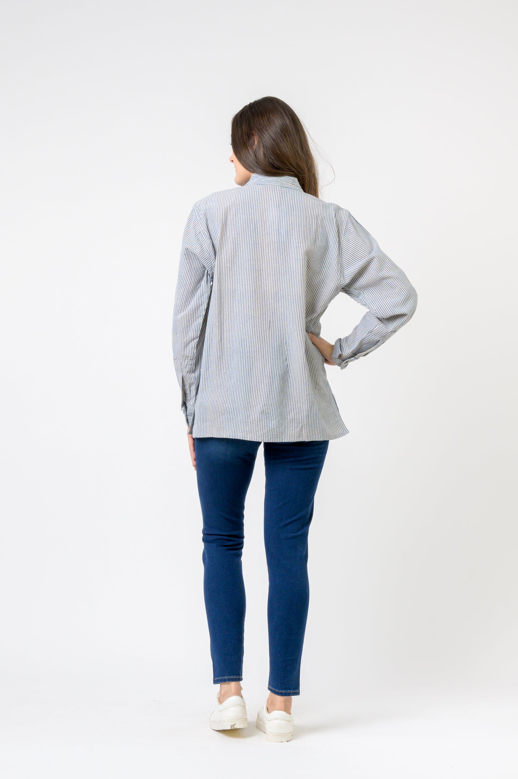 Striped Button & Pocket Shirt