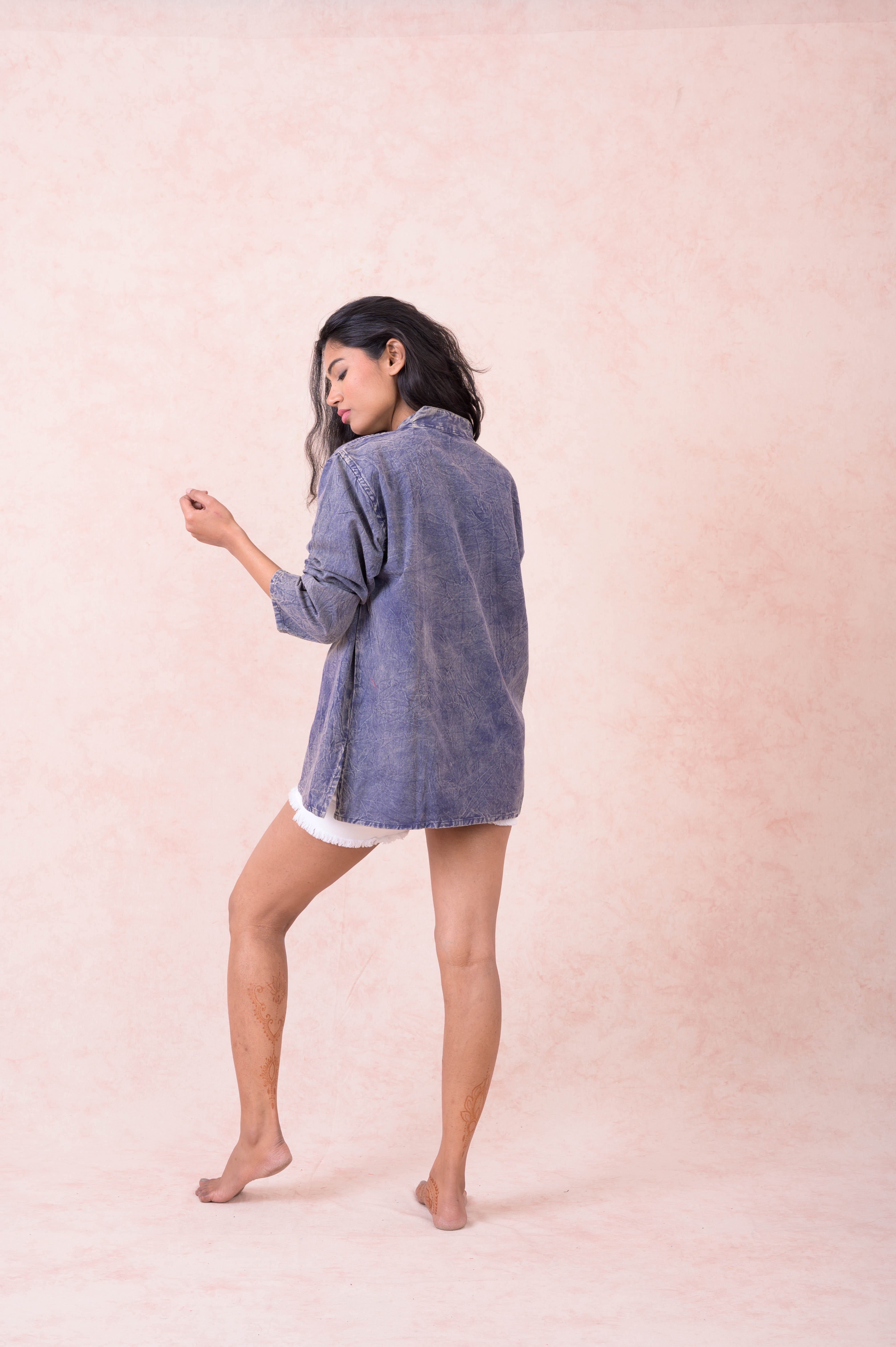 Solid Long Sleeve Top - Purple
