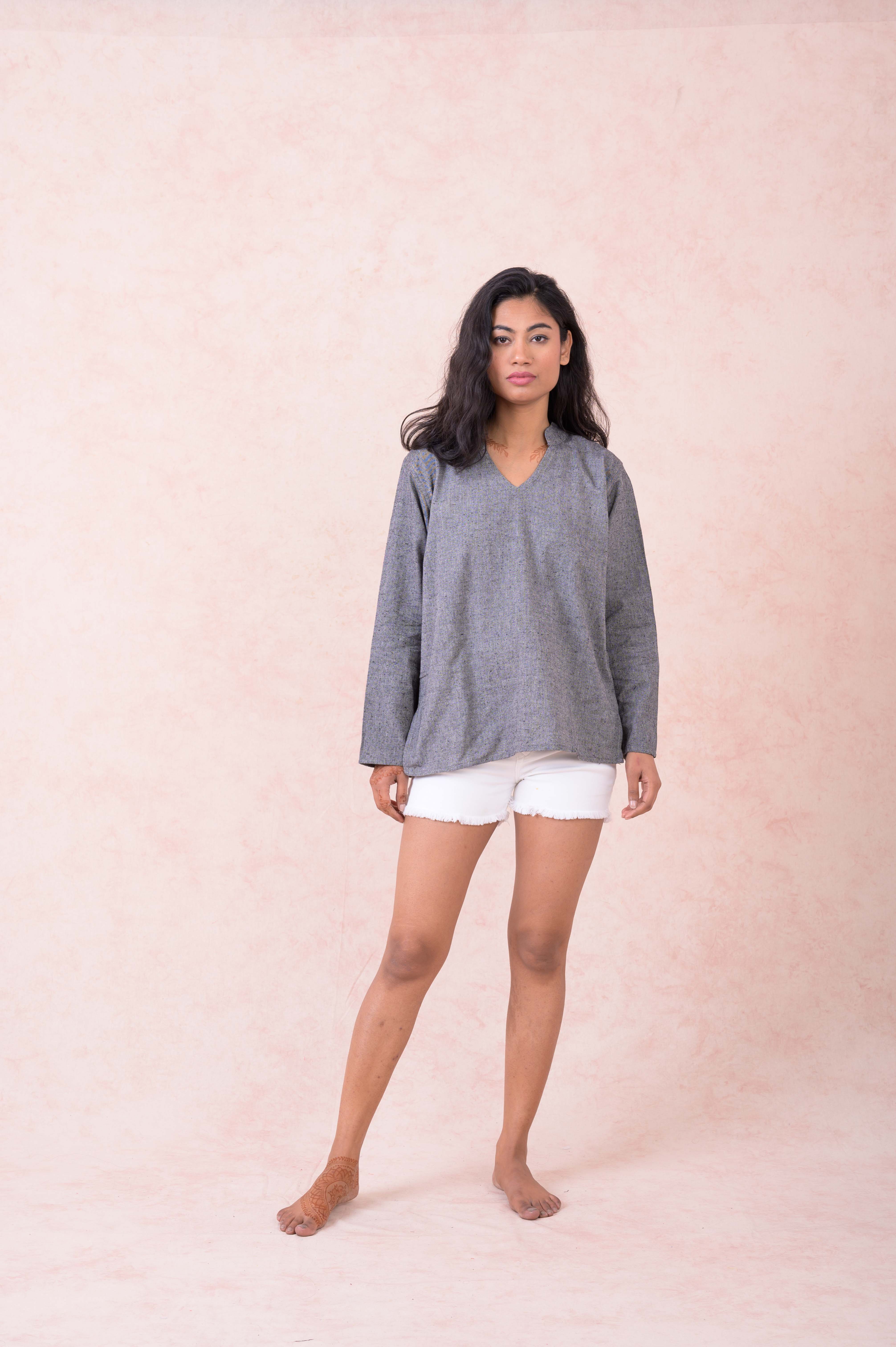 Solid Long Sleeve Top