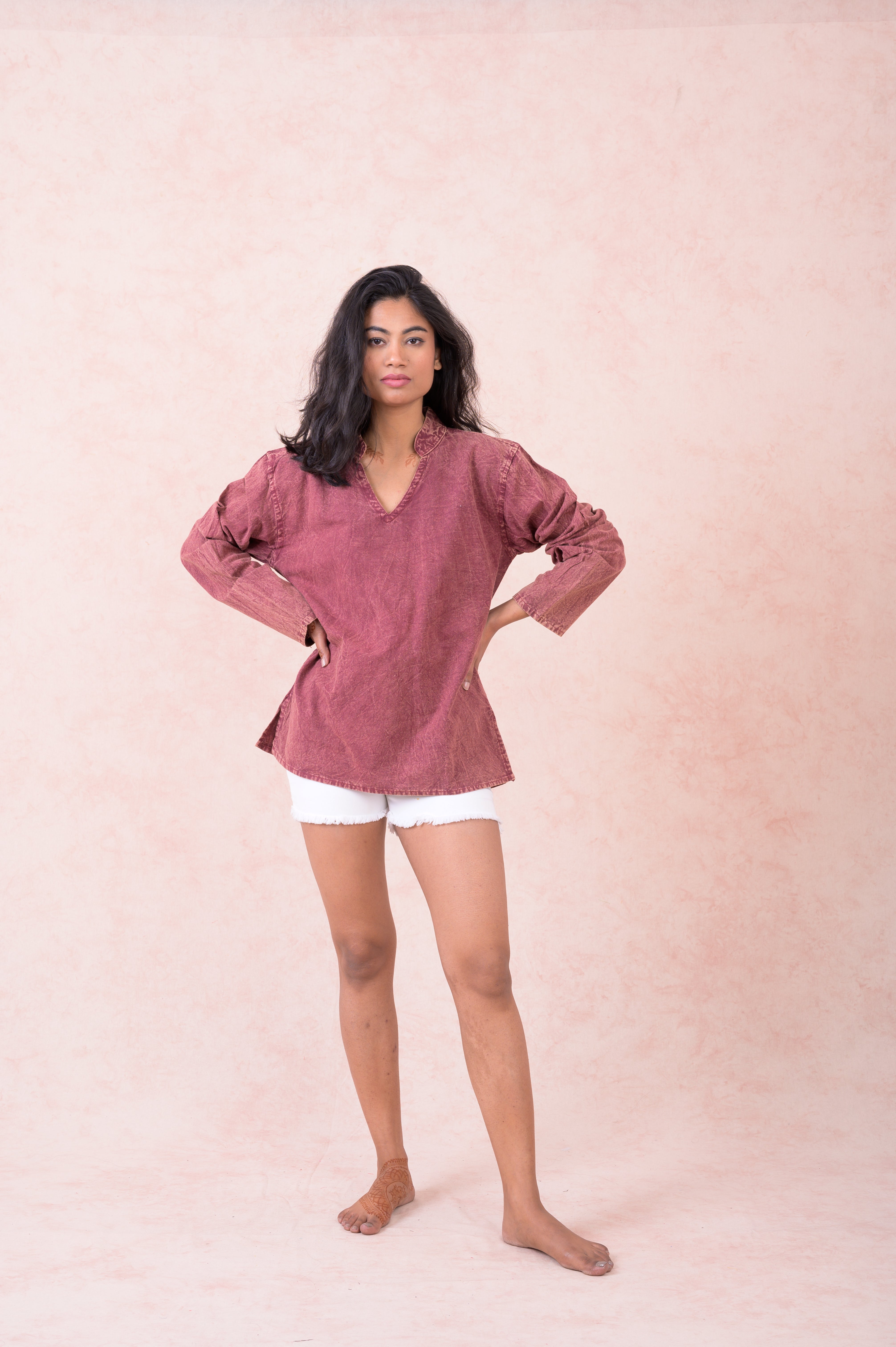 Solid Long Sleeve Top