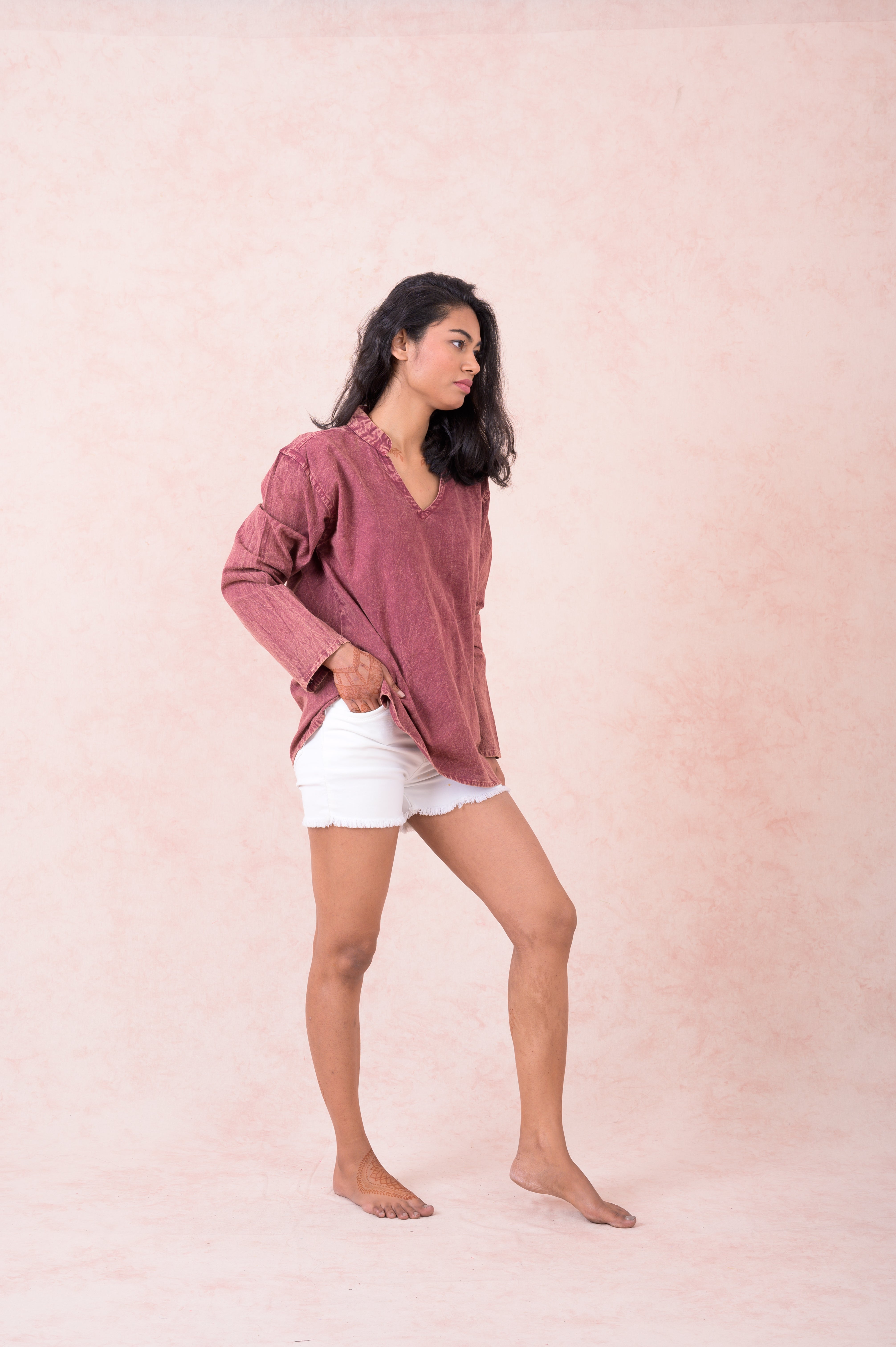 Solid Long Sleeve Top