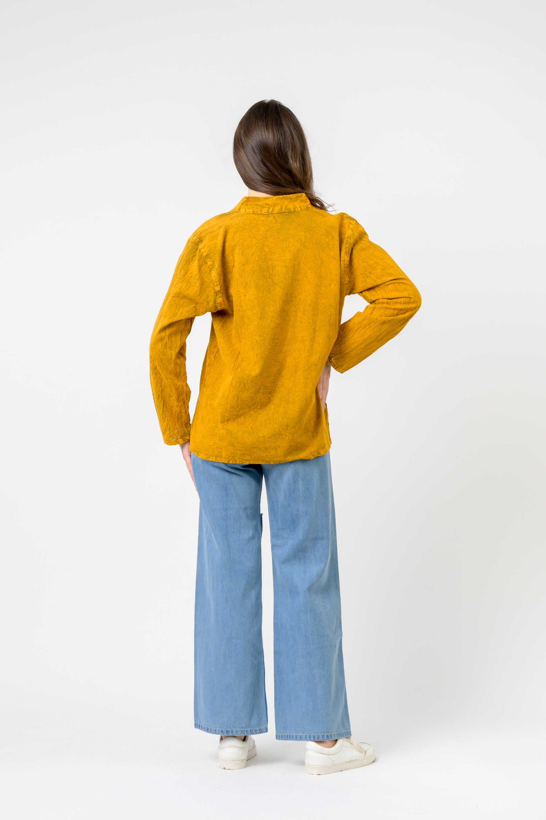 Solid Long Sleeve Top