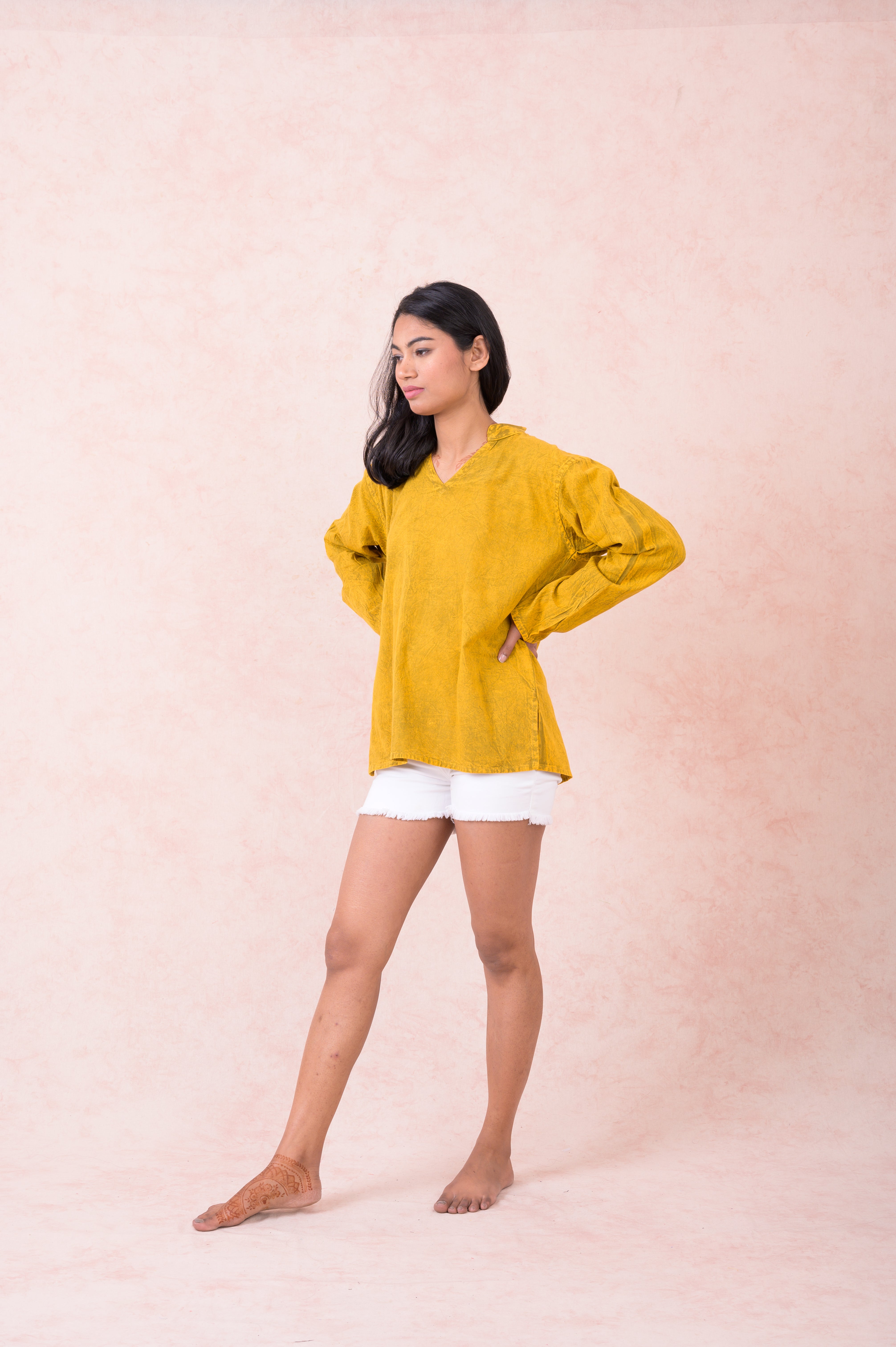 Solid Long Sleeve Top