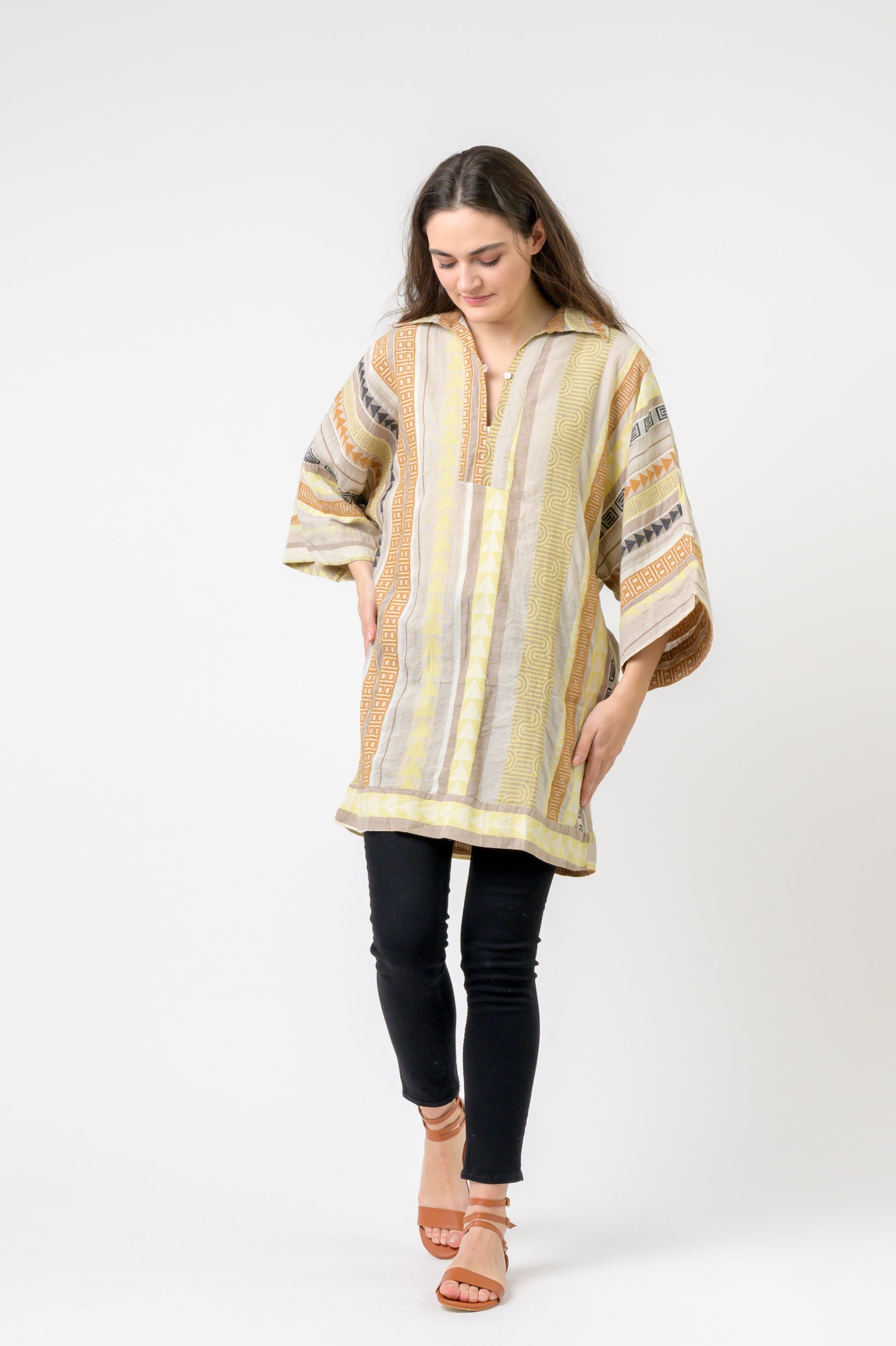 Colorful Short Kaftan