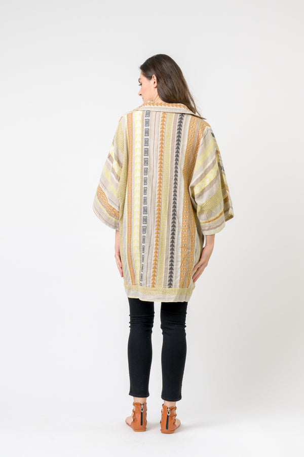 Colorful Short Kaftan - Multicolor