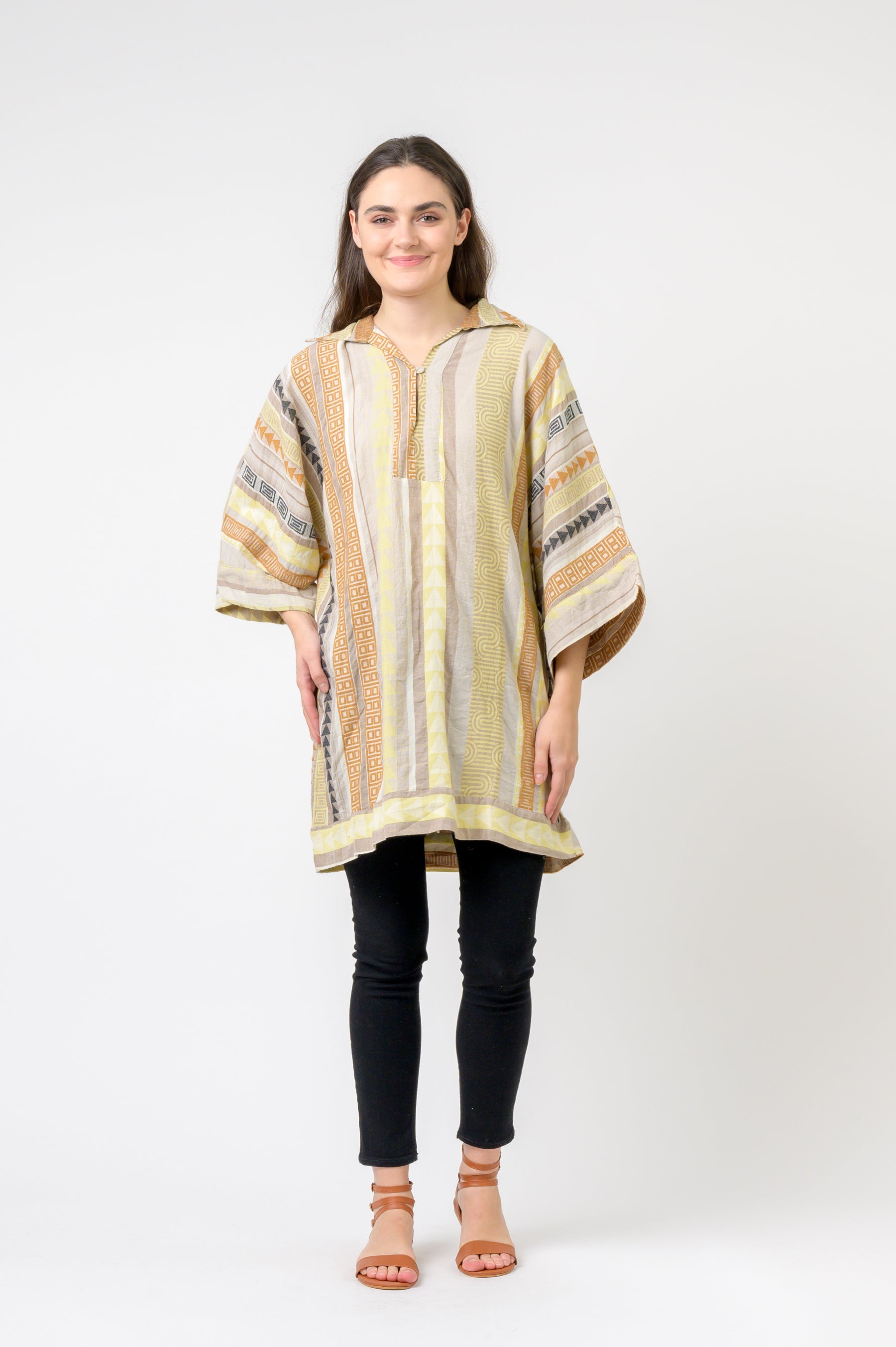 Colorful Short Kaftan