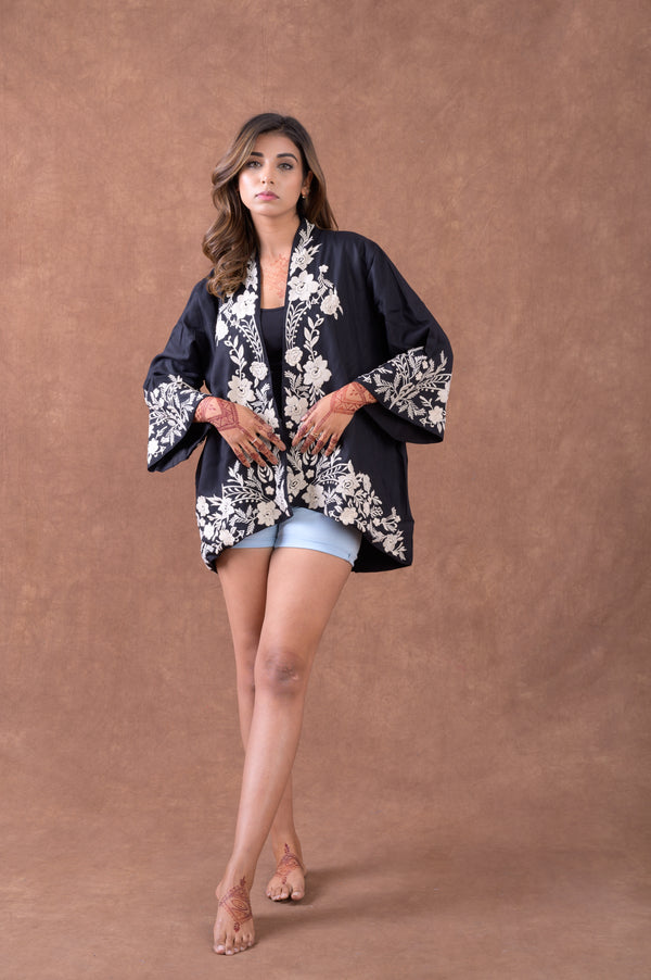 Rhea Embroidered Flowers Top