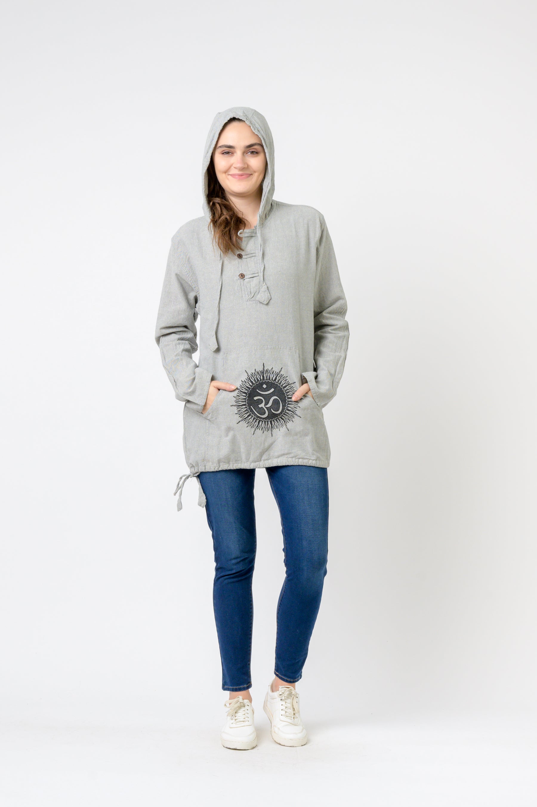 Om Print Lite Hoodie