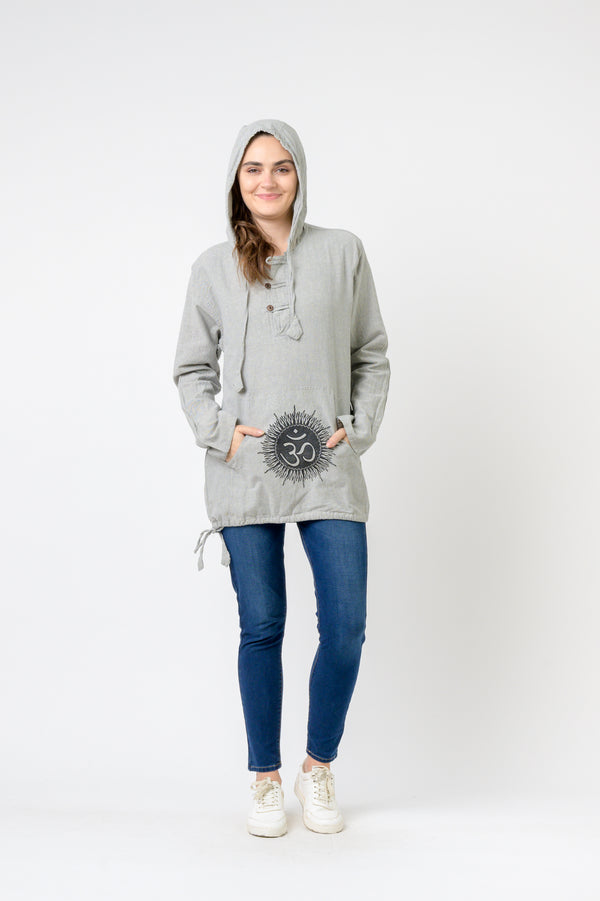 Om Print Lite Hoodie