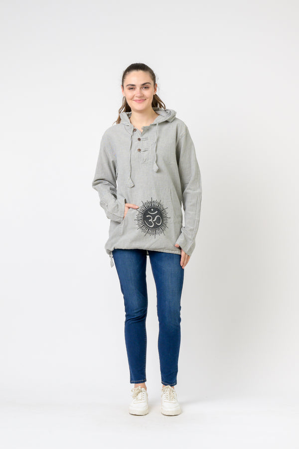 Om Print Lite Hoodie