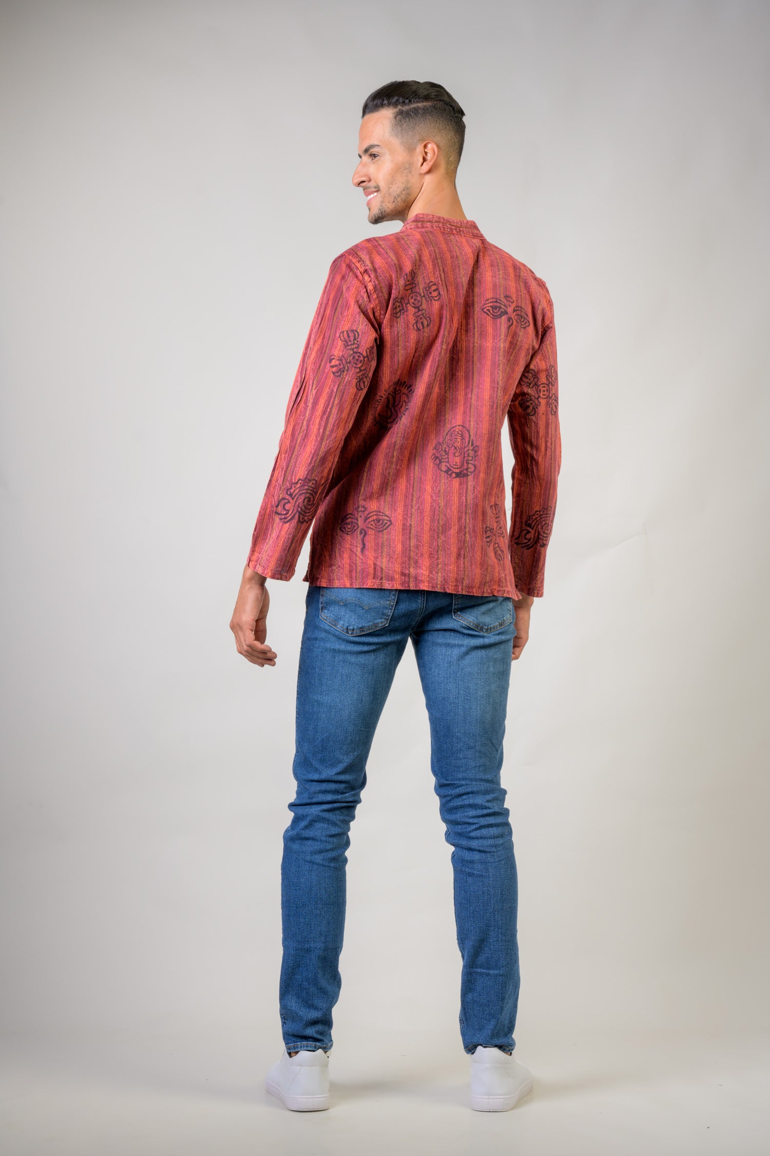Cotton Wass Shirt - Maroon