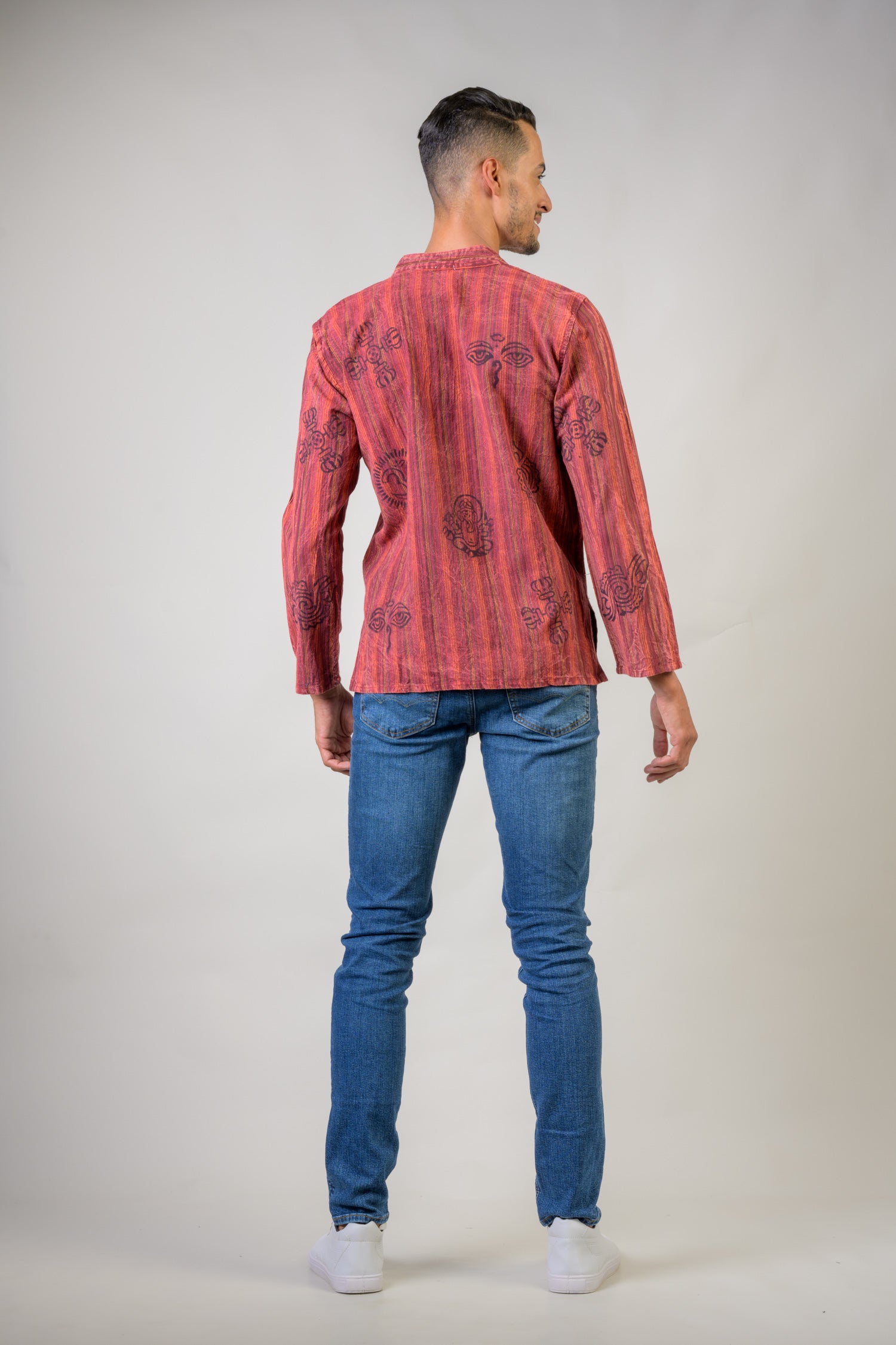 Cotton Wass Shirt - Maroon