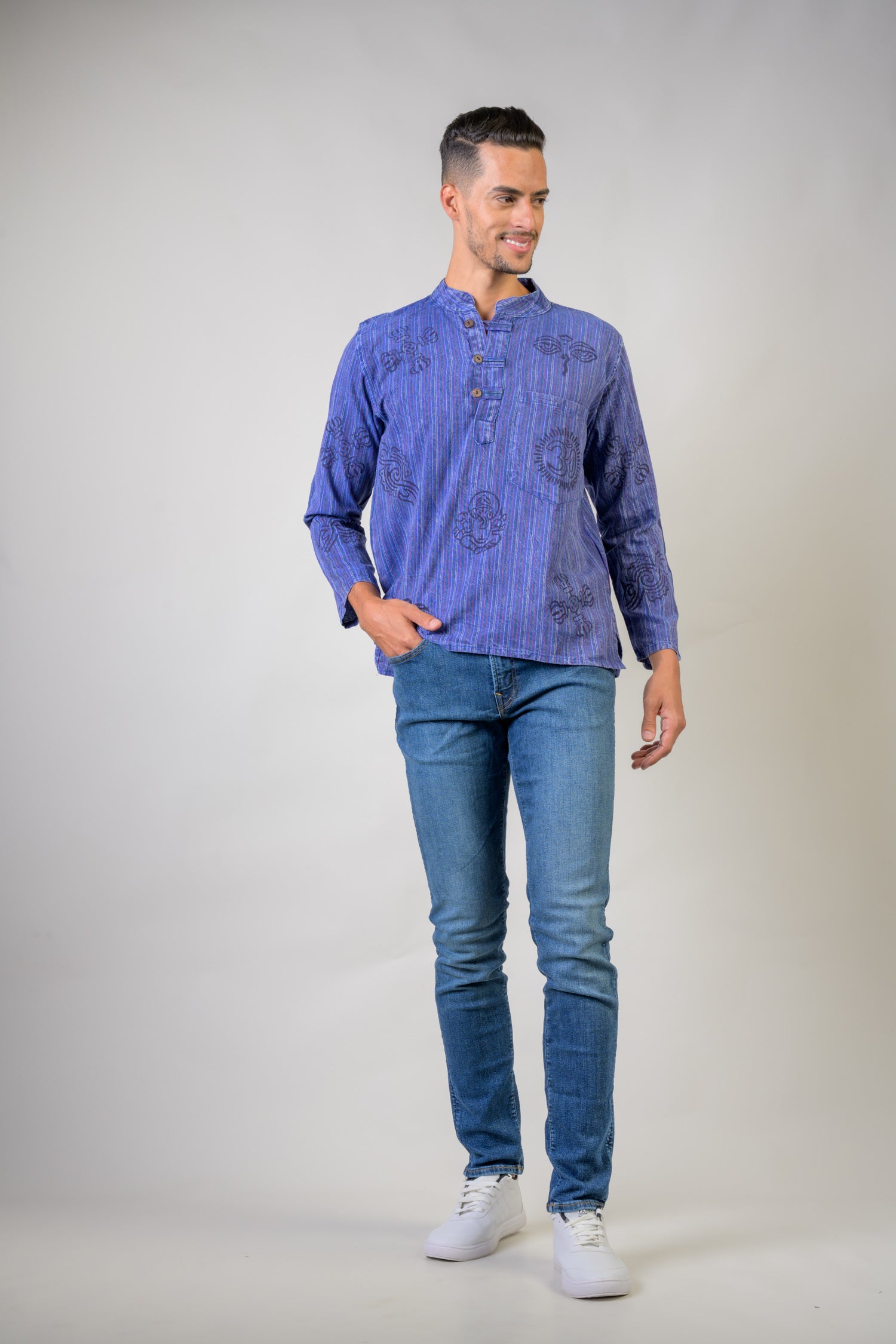 Cotton Wass Shirt - Blue