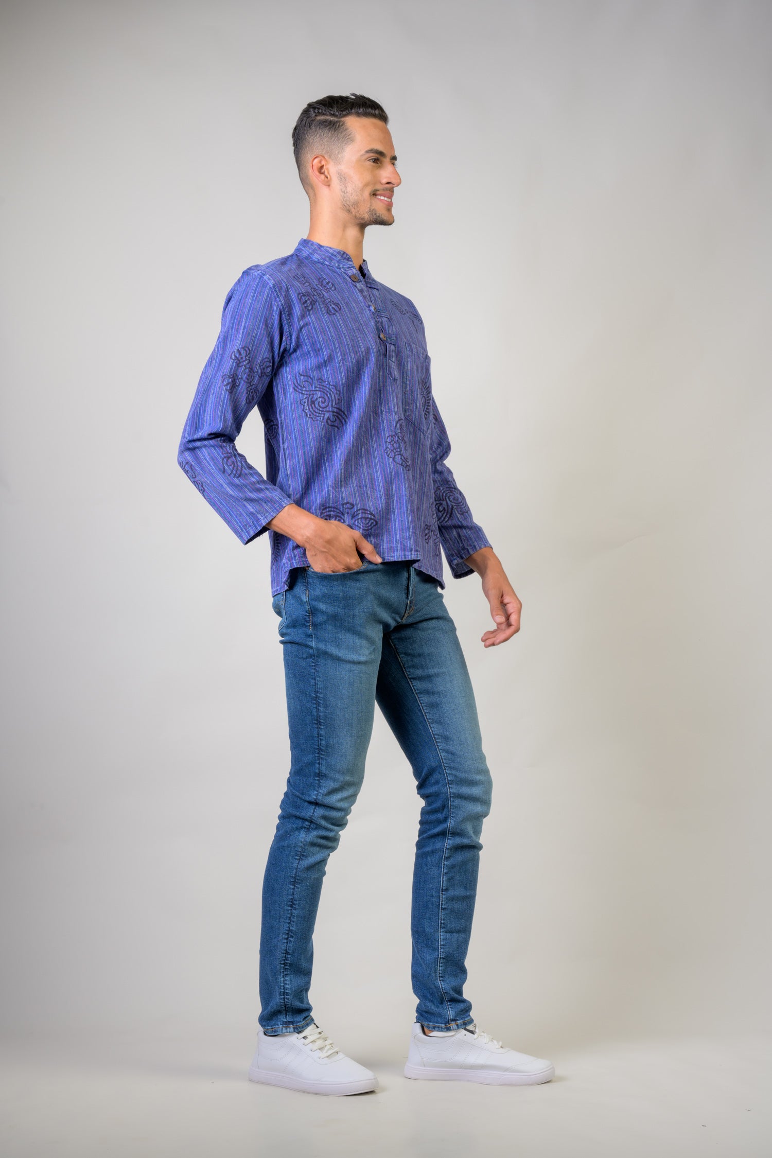 Cotton Wass Shirt - Blue